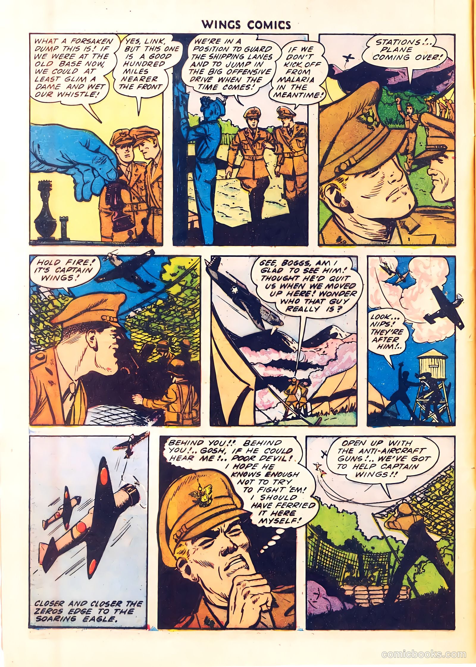 Wings Comics #34 (1943) — page 4 of 59
