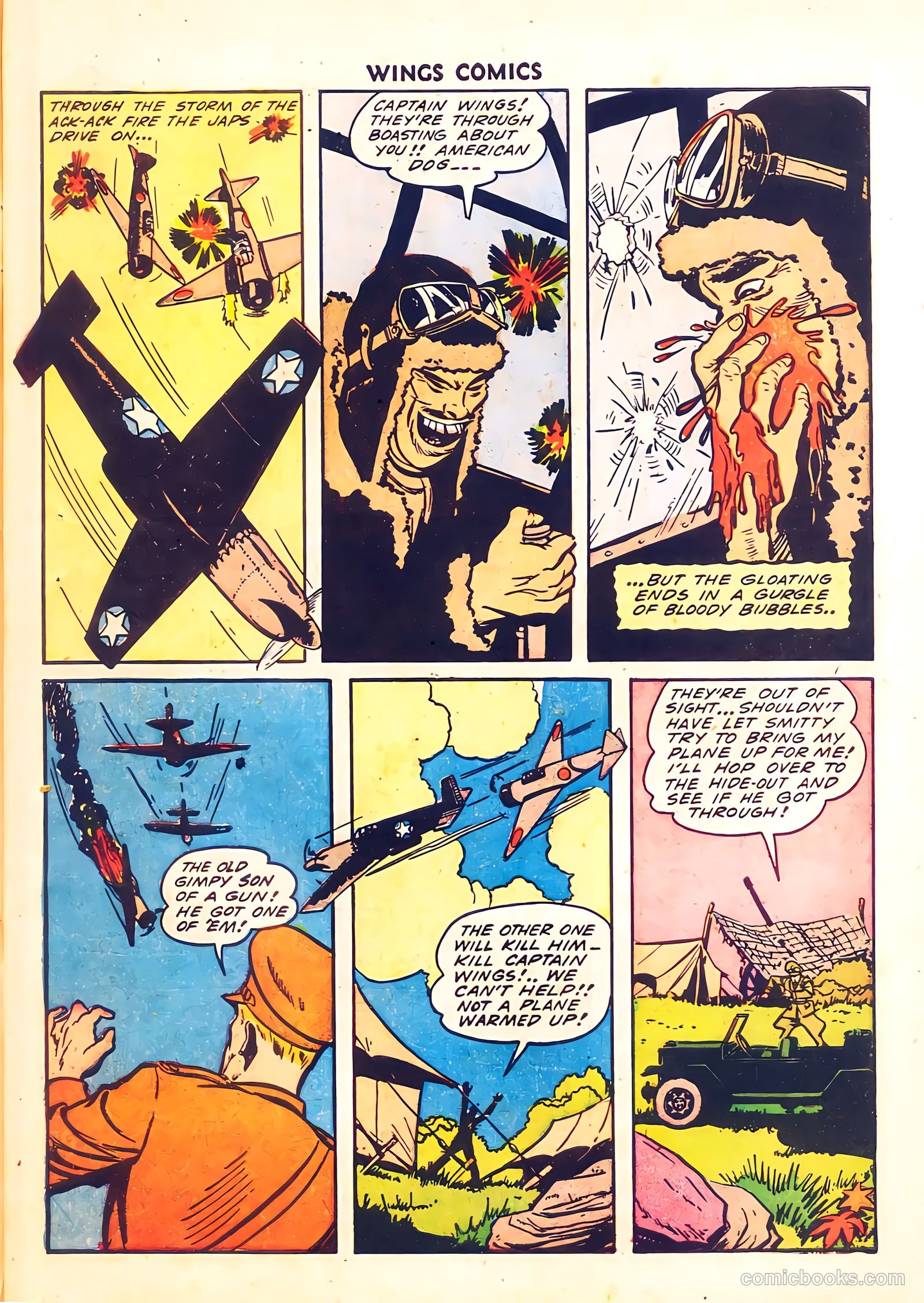 Wings Comics #34 (1943) — page 5 of 59