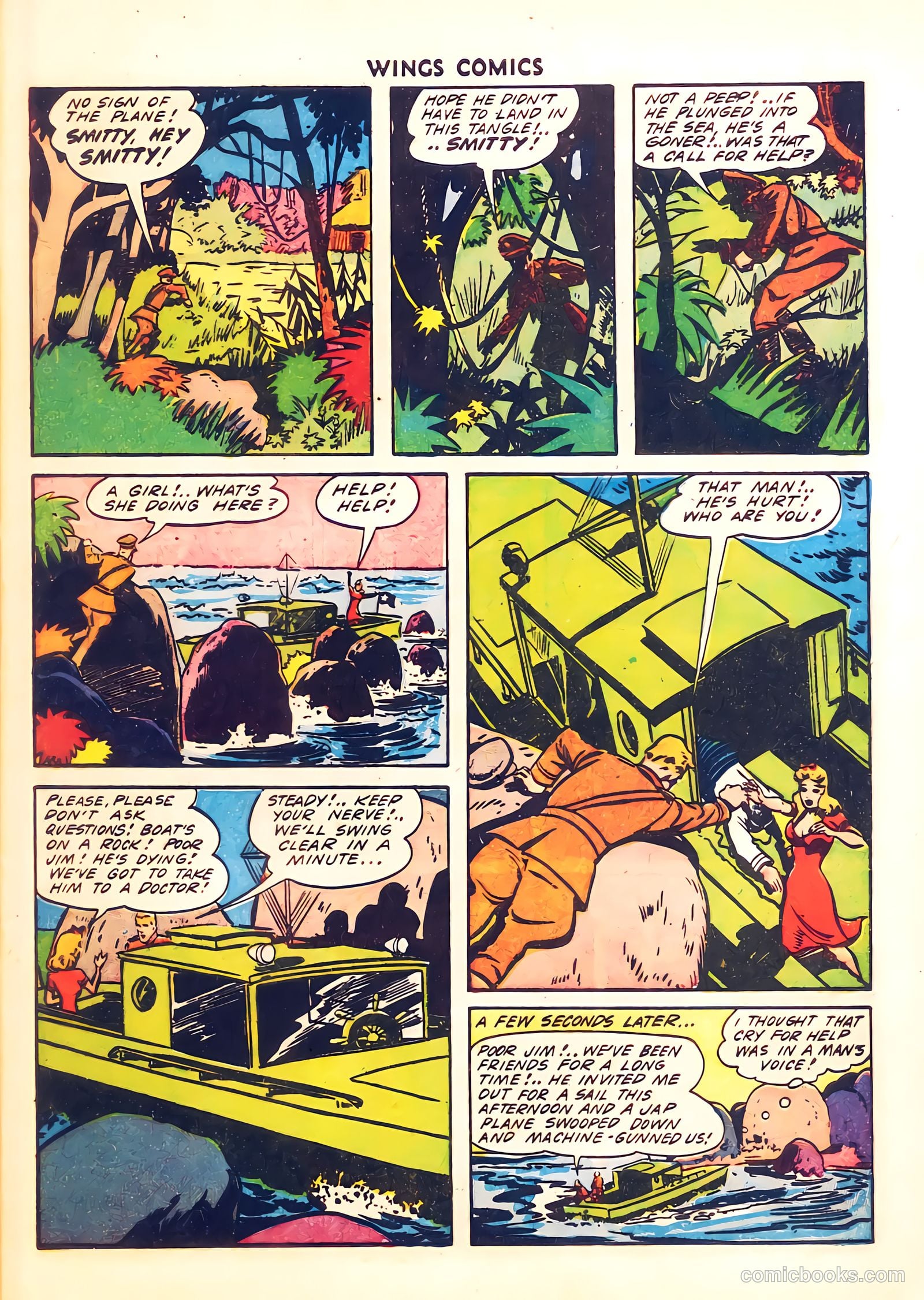 Wings Comics #34 (1943) — page 7 of 59