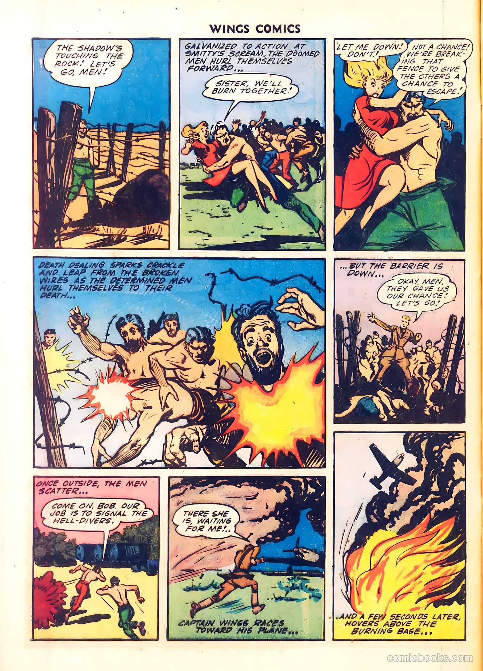 Wings Comics #34 (1943) — page 12 of 59