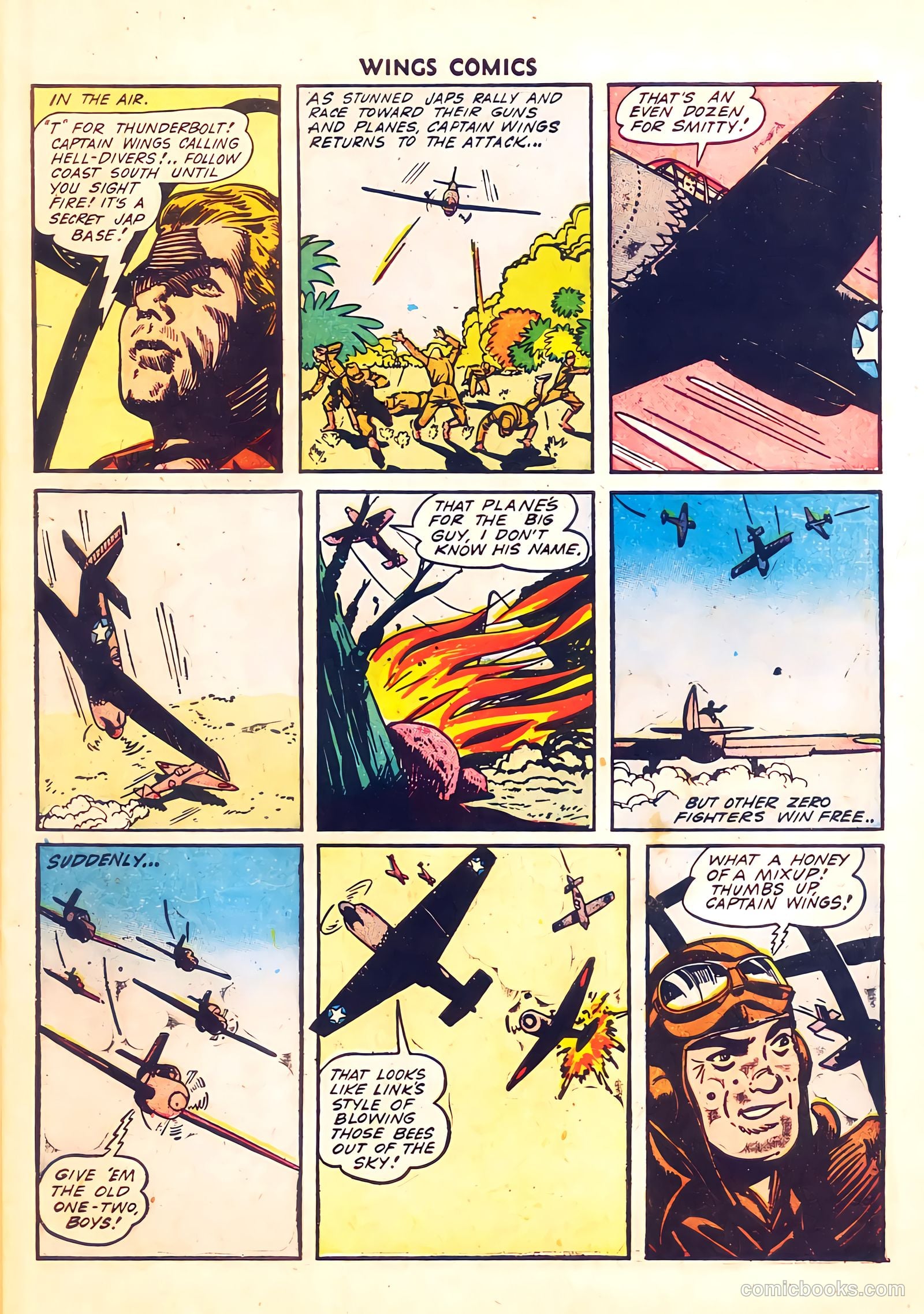 Wings Comics #34 (1943) — page 13 of 59
