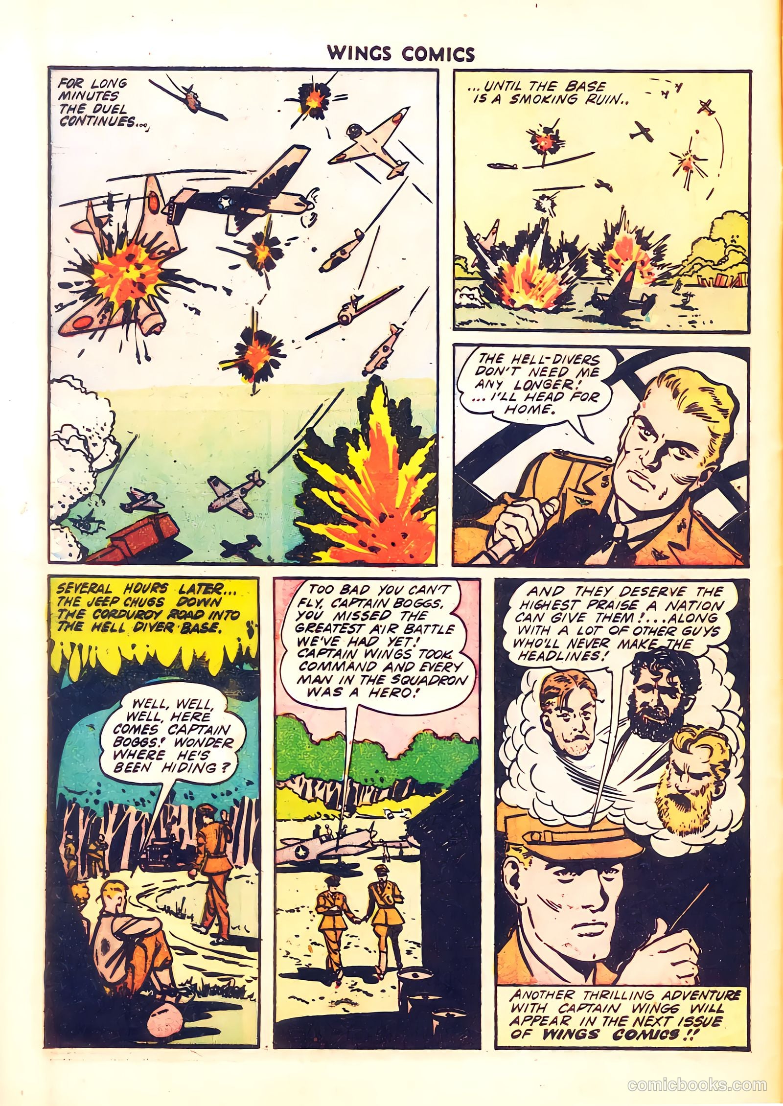 Wings Comics #34 (1943) — page 14 of 59
