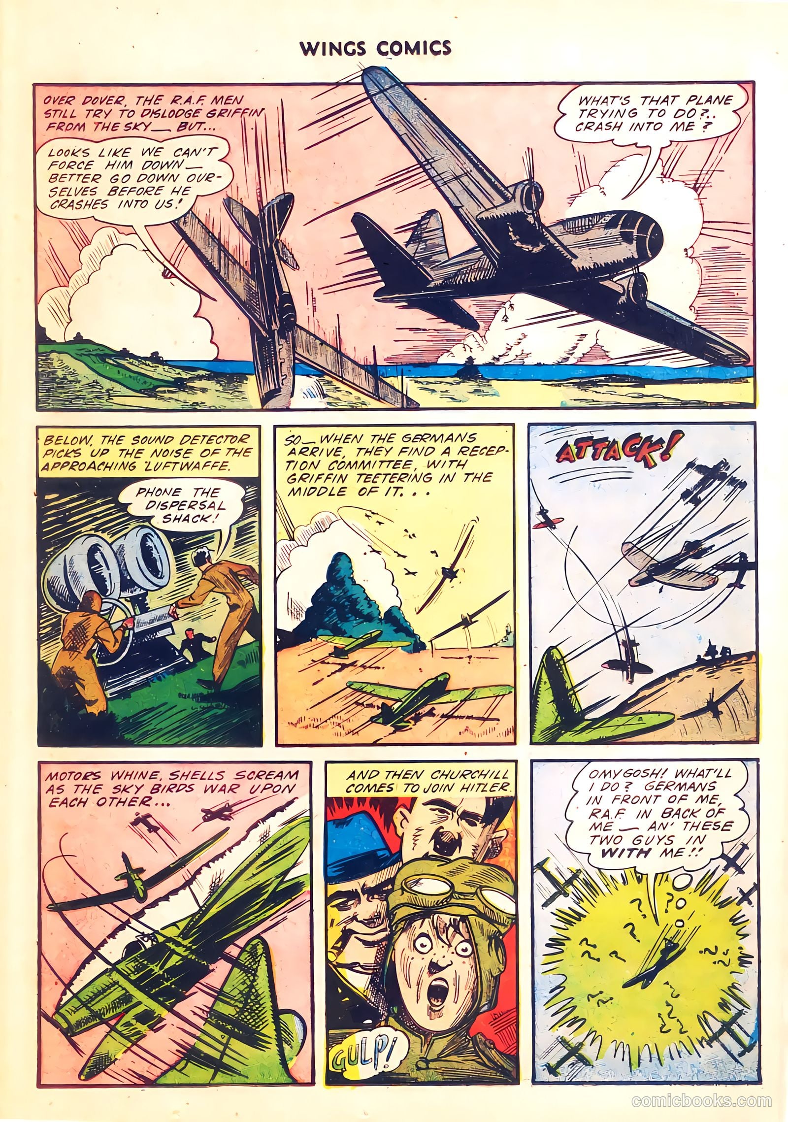 Wings Comics #34 (1943) — page 19 of 59