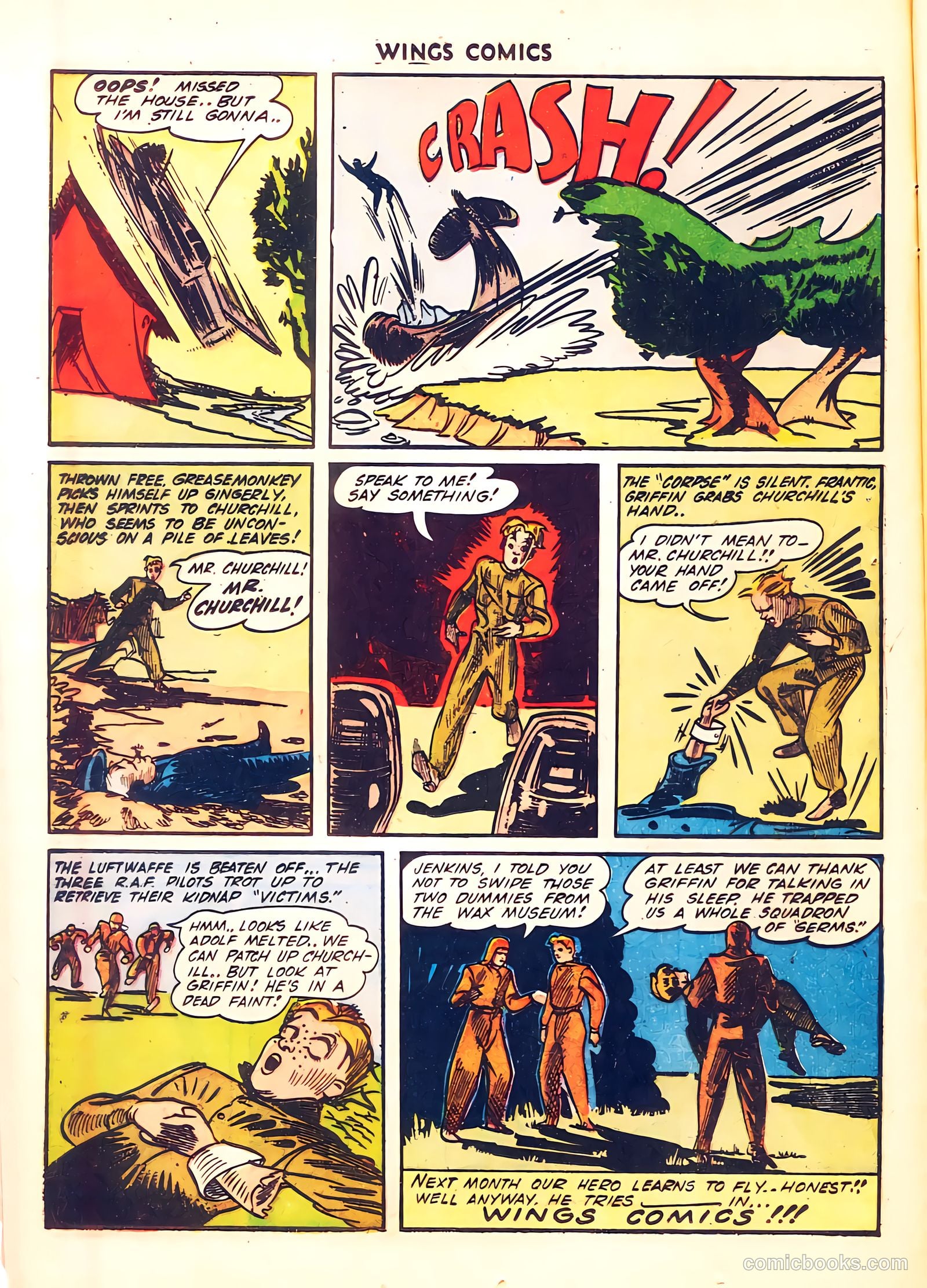 Wings Comics #34 (1943) — page 22 of 59