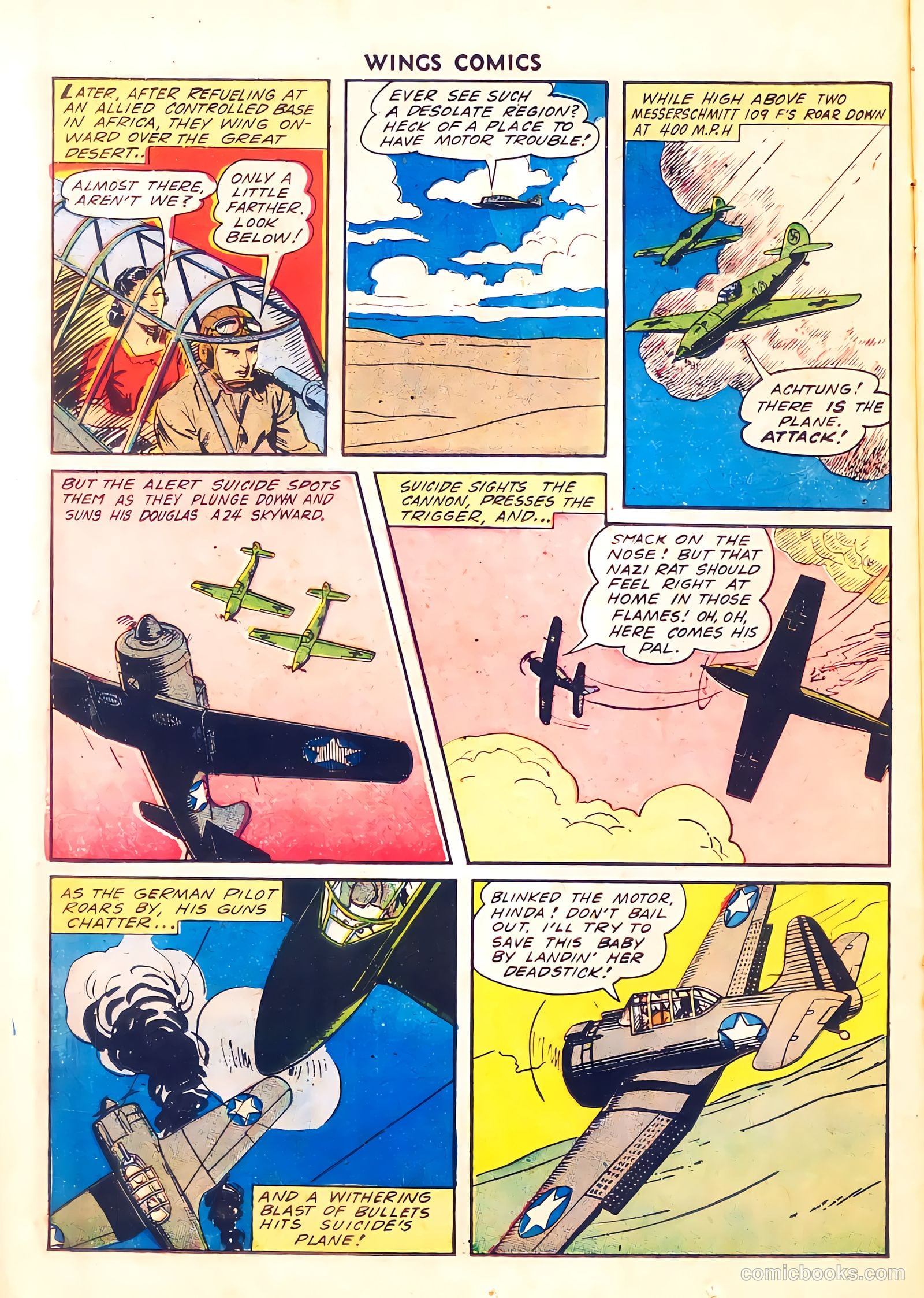 Wings Comics #34 (1943) — page 26 of 59