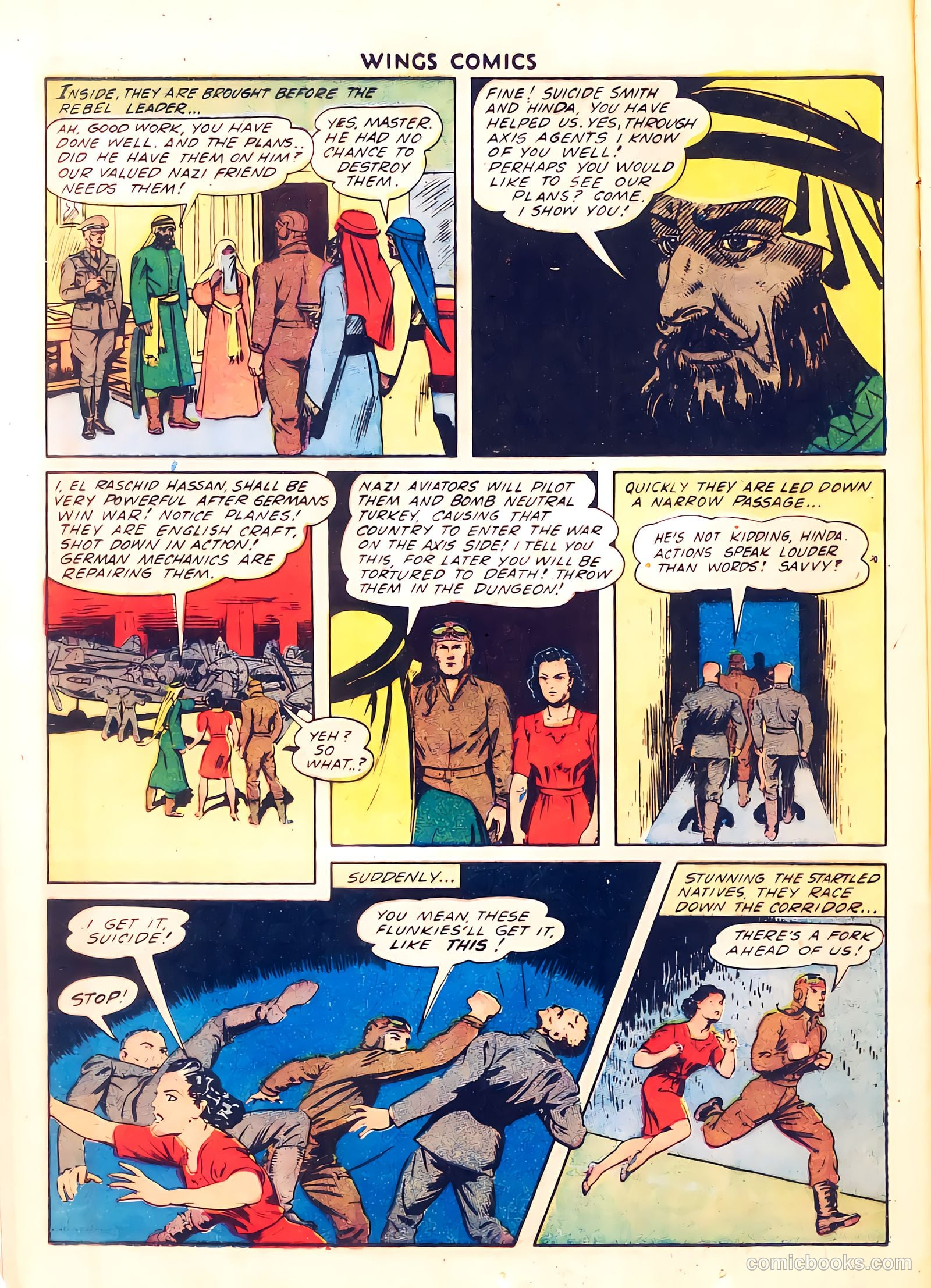 Wings Comics #34 (1943) — page 28 of 59