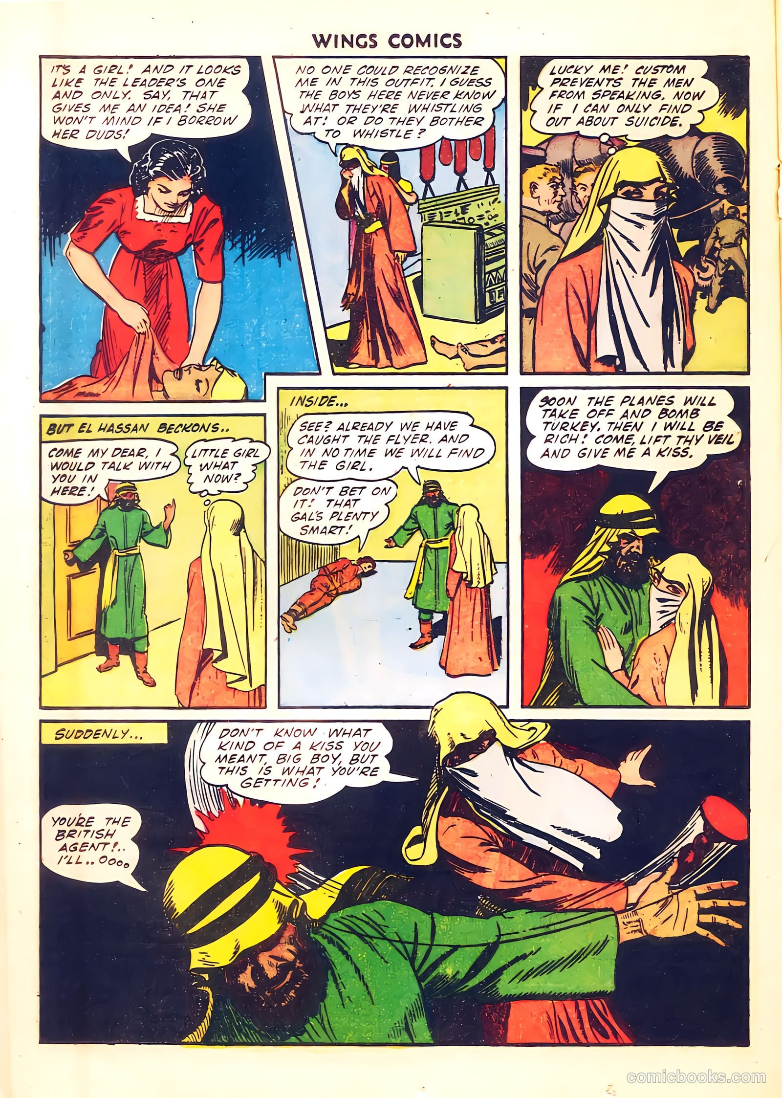 Wings Comics #34 (1943) — page 30 of 59