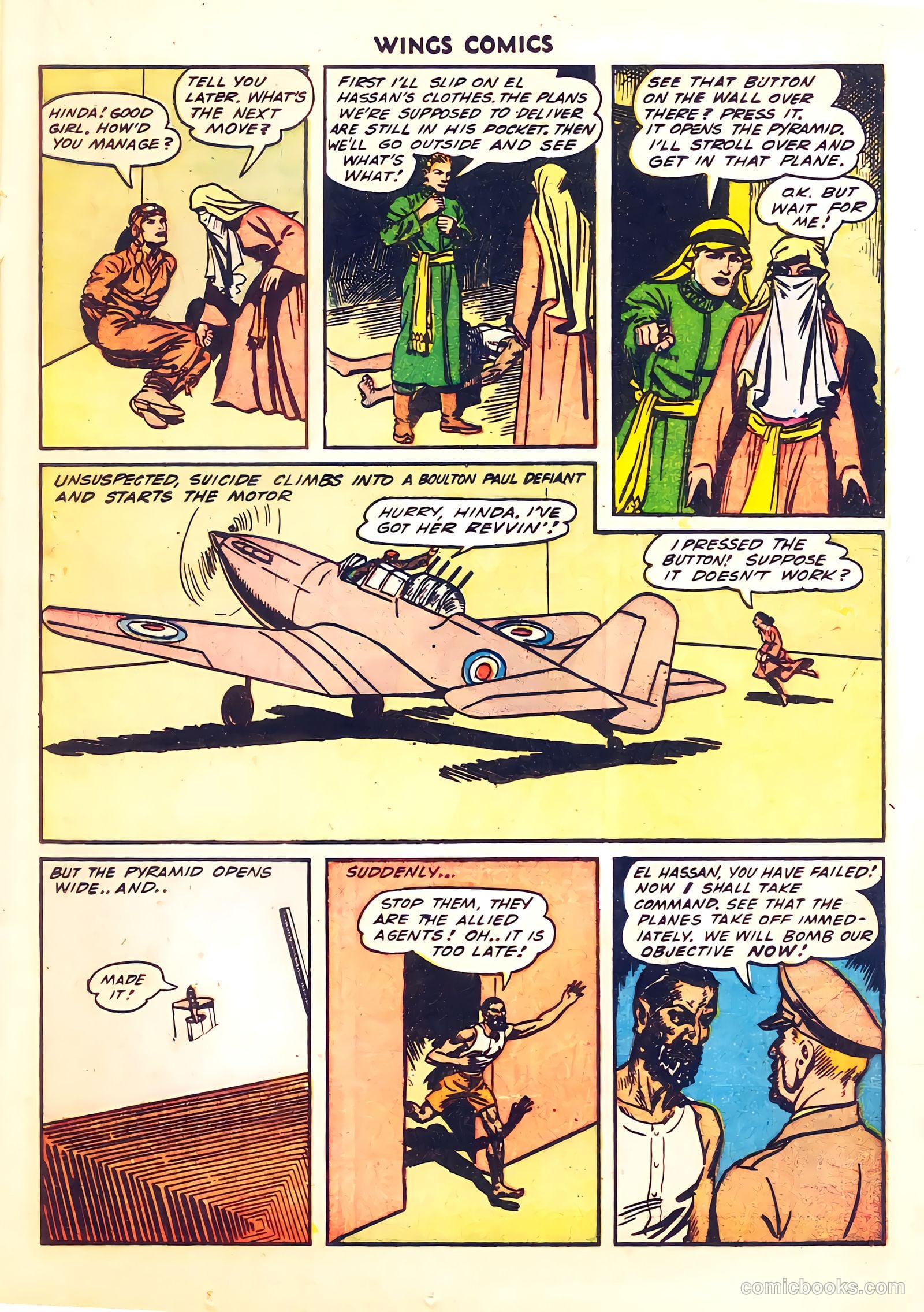Wings Comics #34 (1943) — page 31 of 59