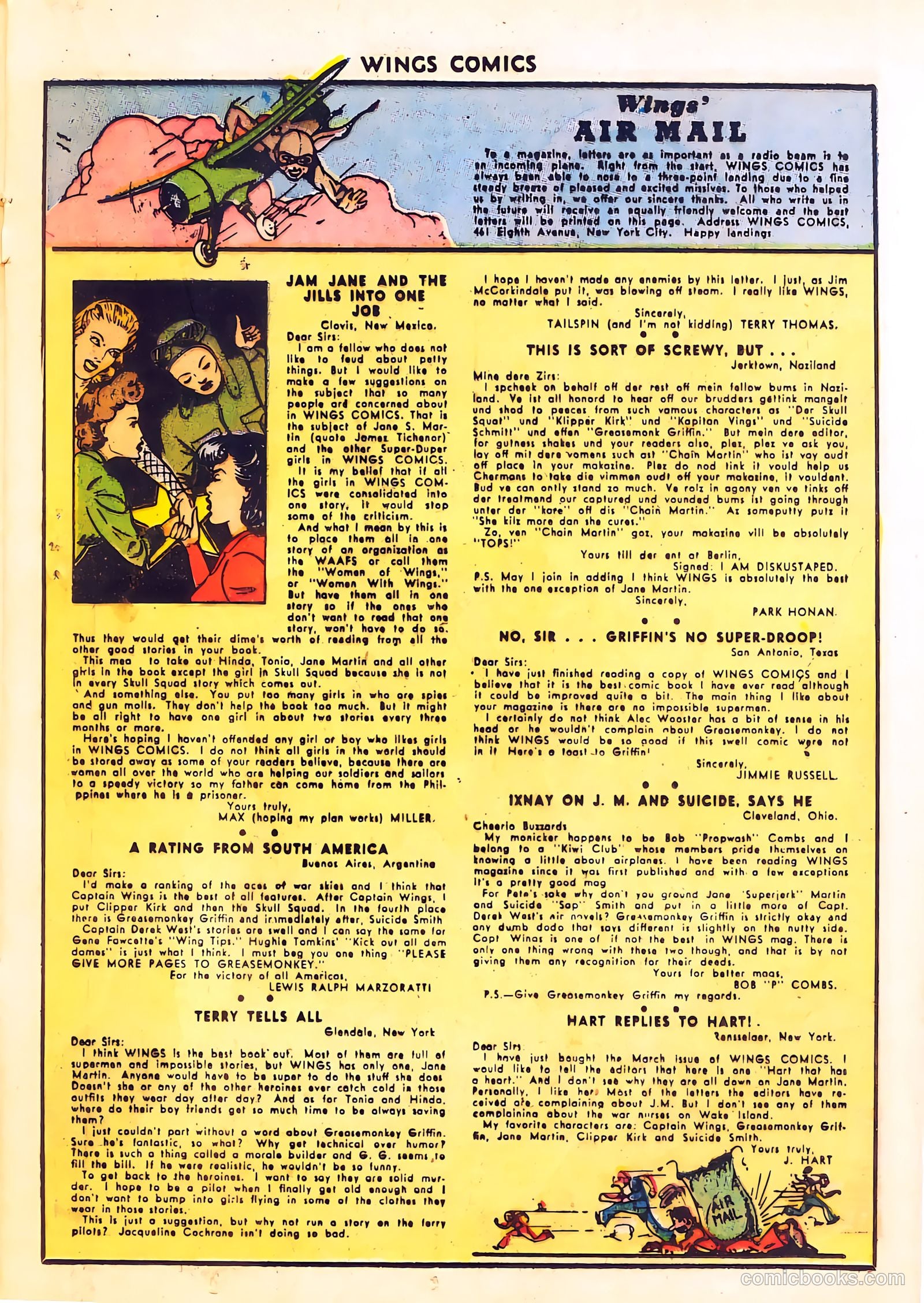 Wings Comics #34 (1943) — page 33 of 59