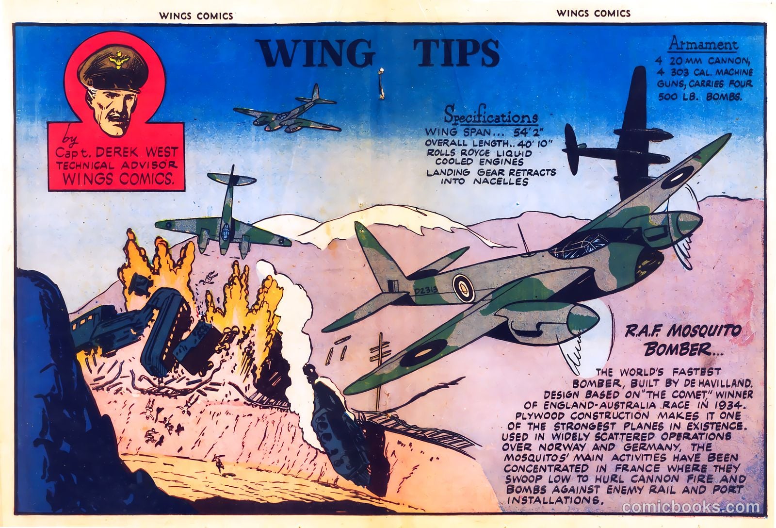 Wings Comics #34 (1943) — page 34 of 59
