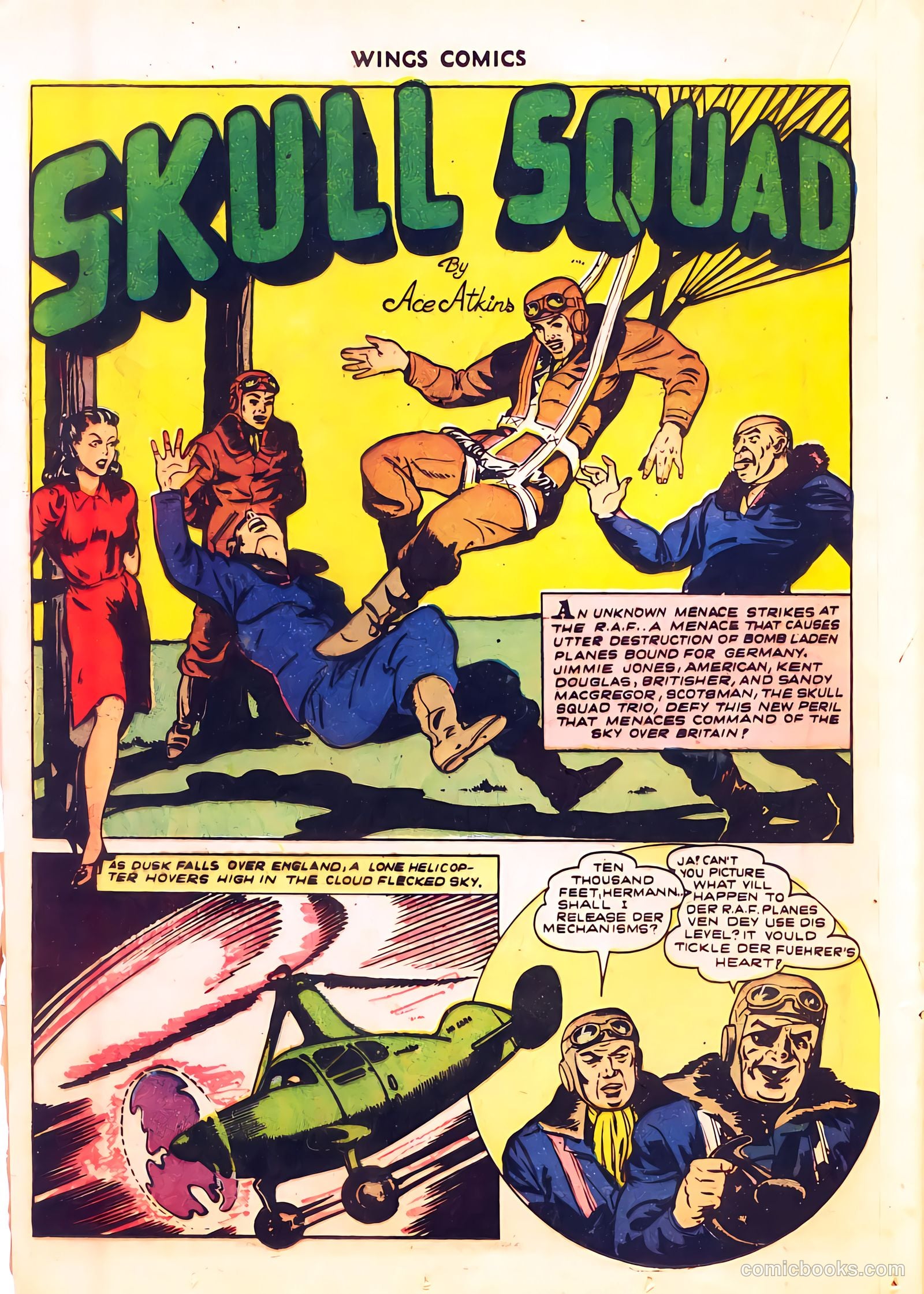 Wings Comics #34 (1943) — page 35 of 59
