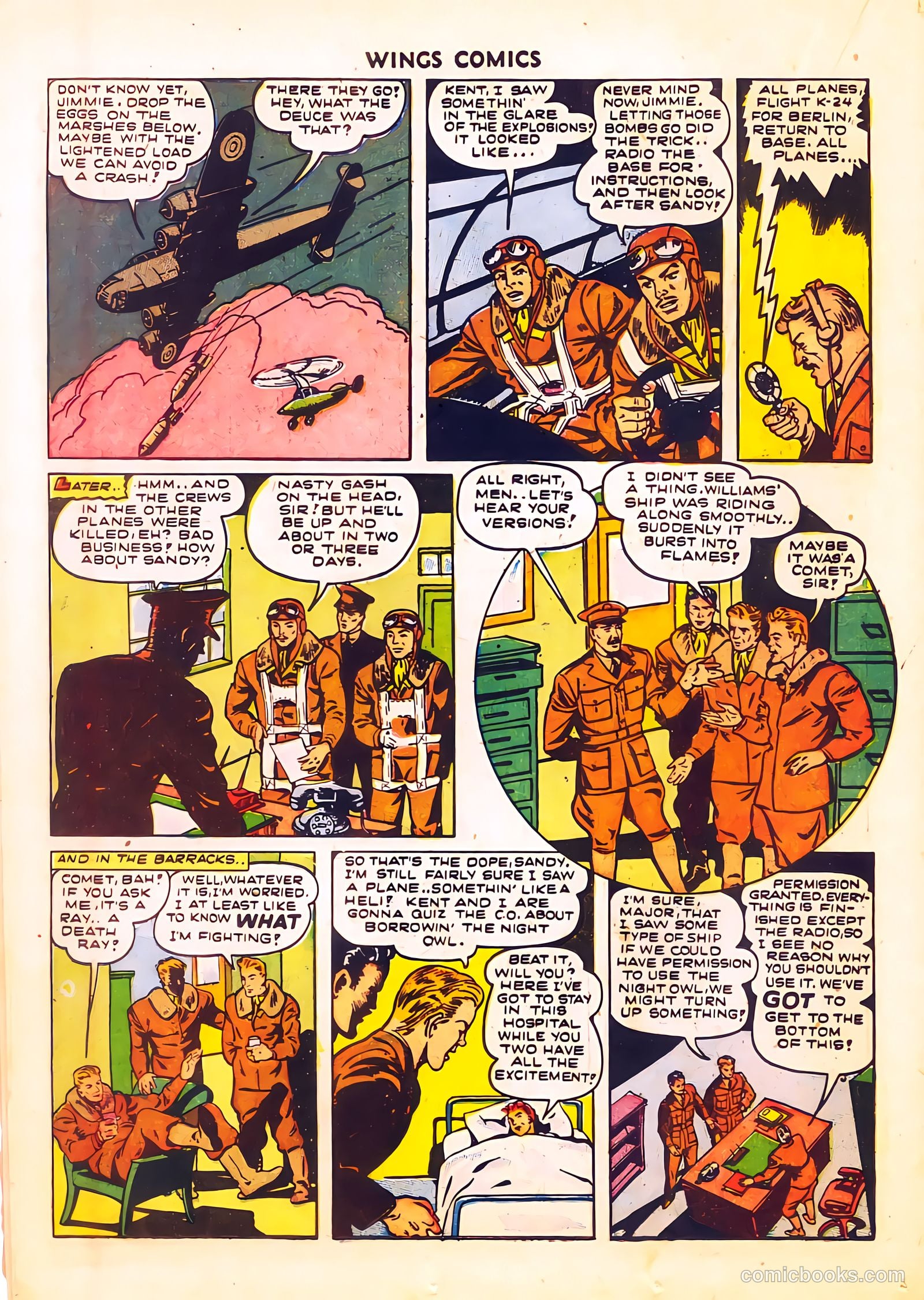 Wings Comics #34 (1943) — page 37 of 59