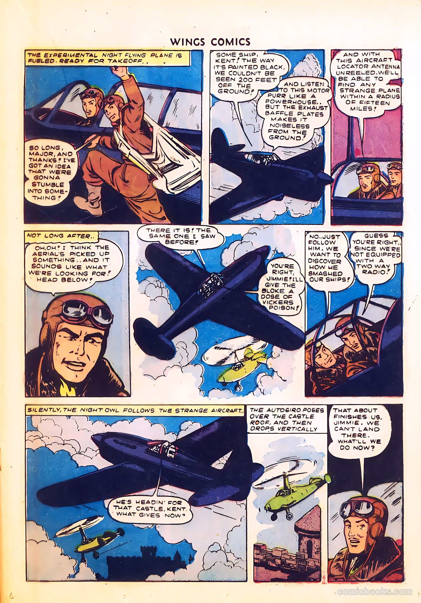 Wings Comics #34 (1943) — page 38 of 59