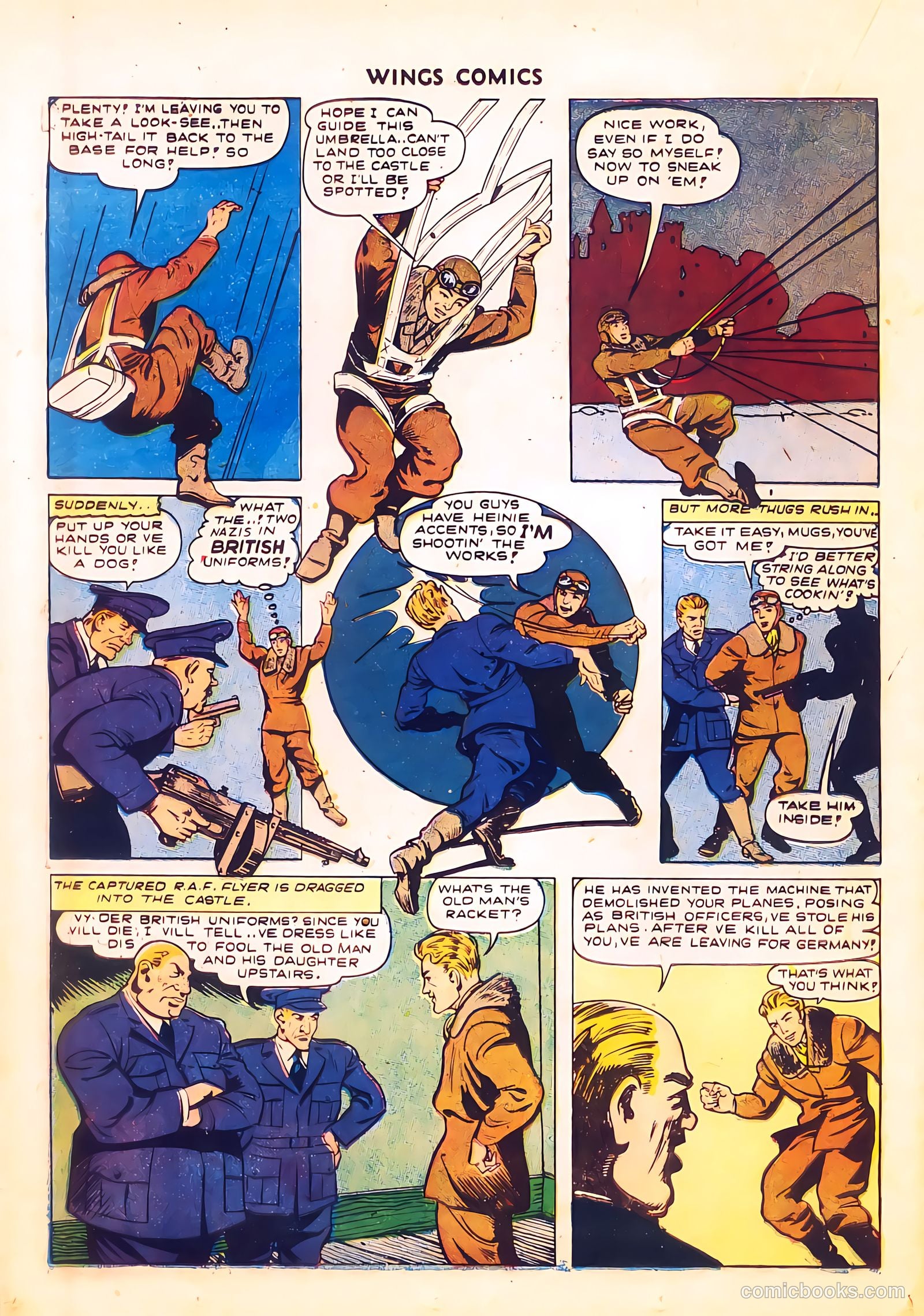 Wings Comics #34 (1943) — page 39 of 59