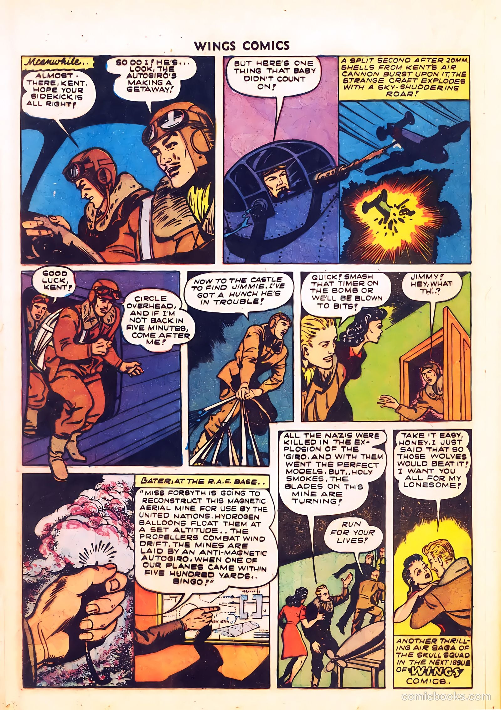 Wings Comics #34 (1943) — page 41 of 59
