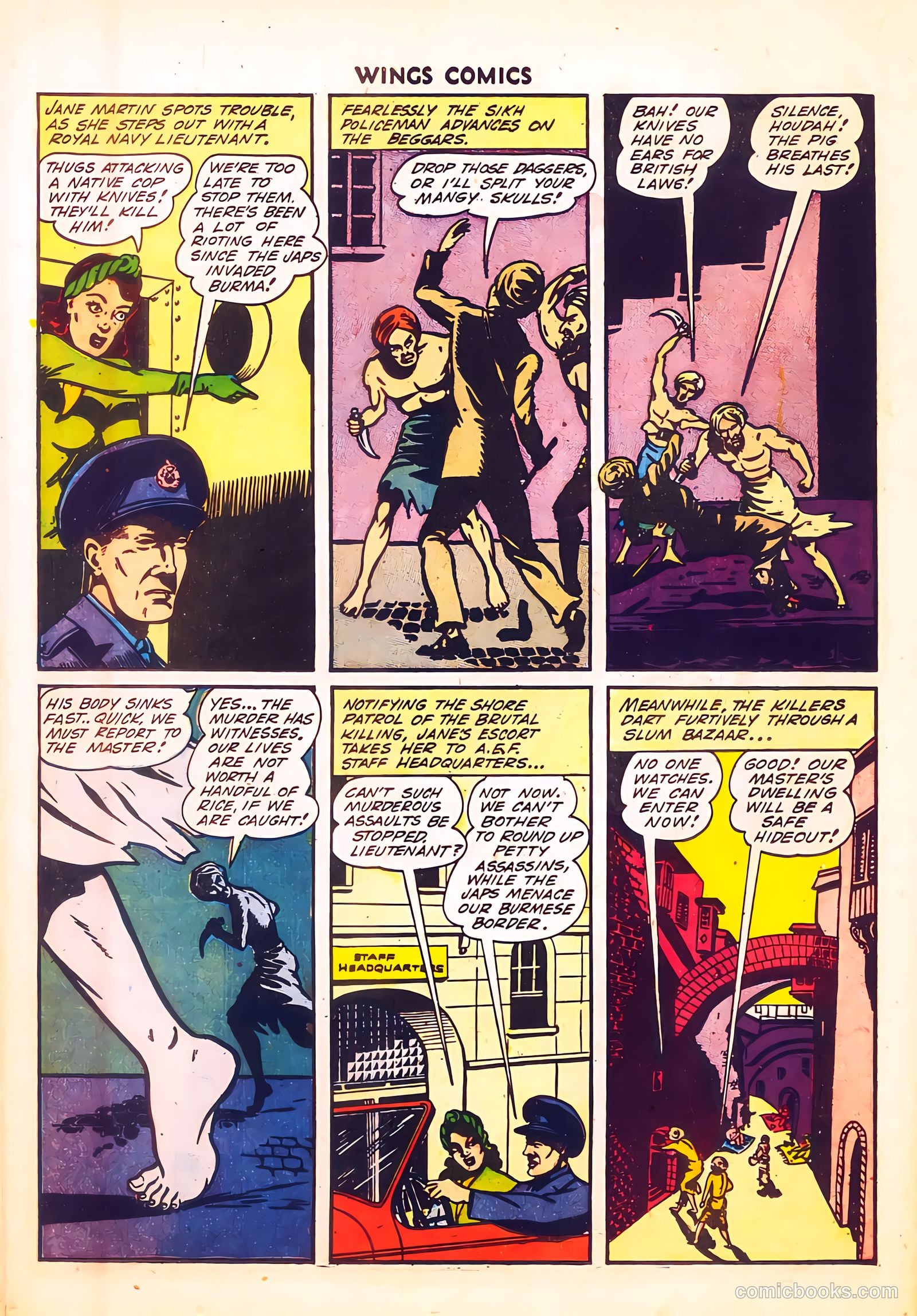 Wings Comics #34 (1943) — page 43 of 59
