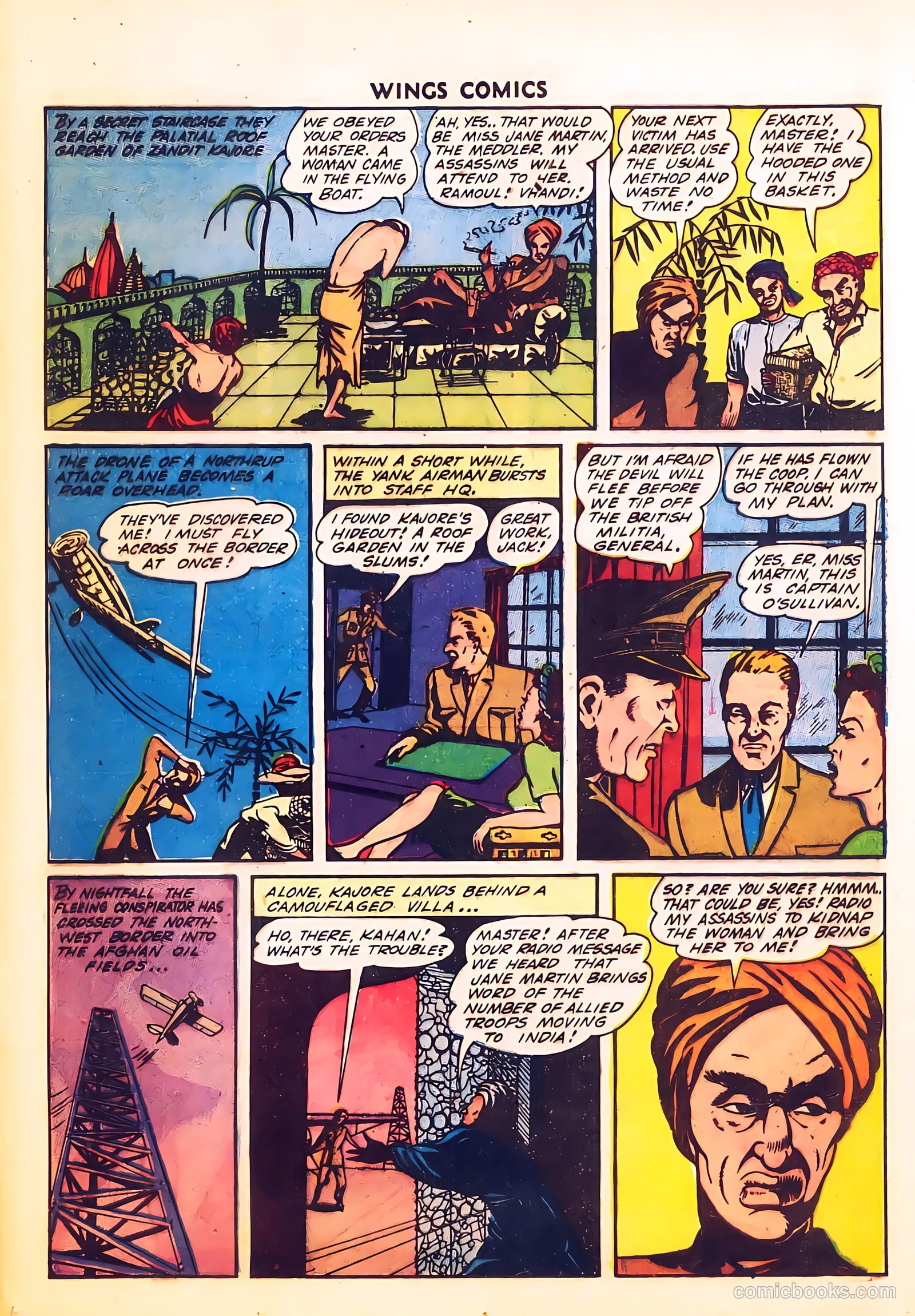 Wings Comics #34 (1943) — page 44 of 59