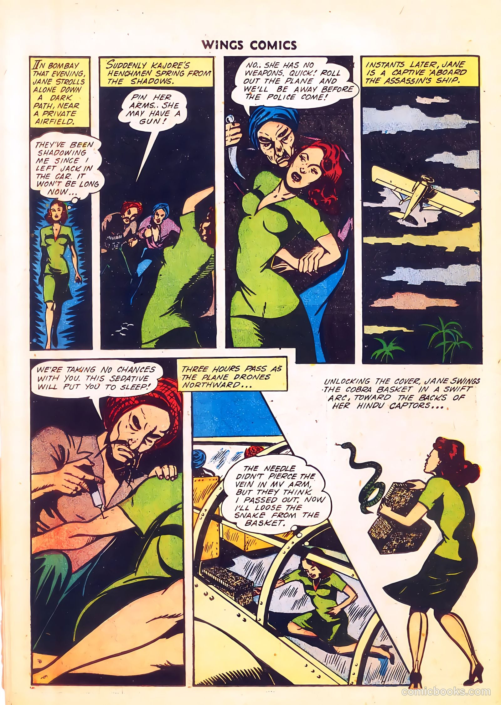 Wings Comics #34 (1943) — page 45 of 59