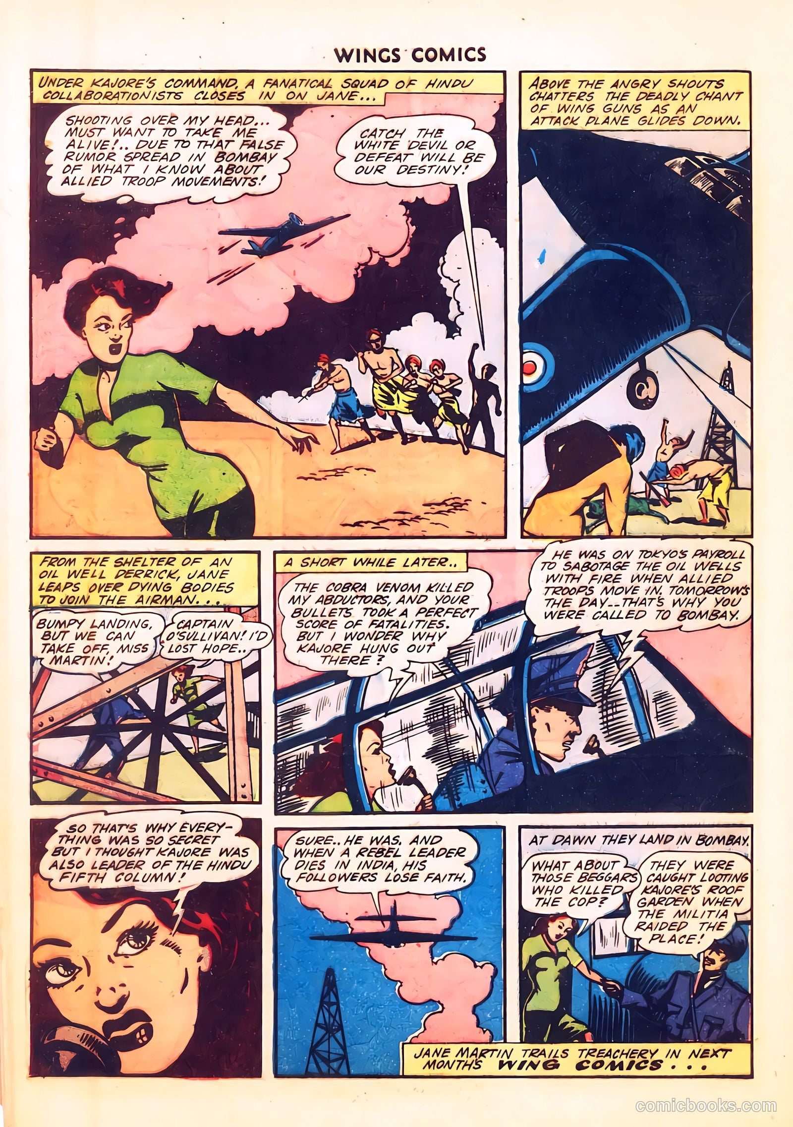 Wings Comics #34 (1943) — page 47 of 59