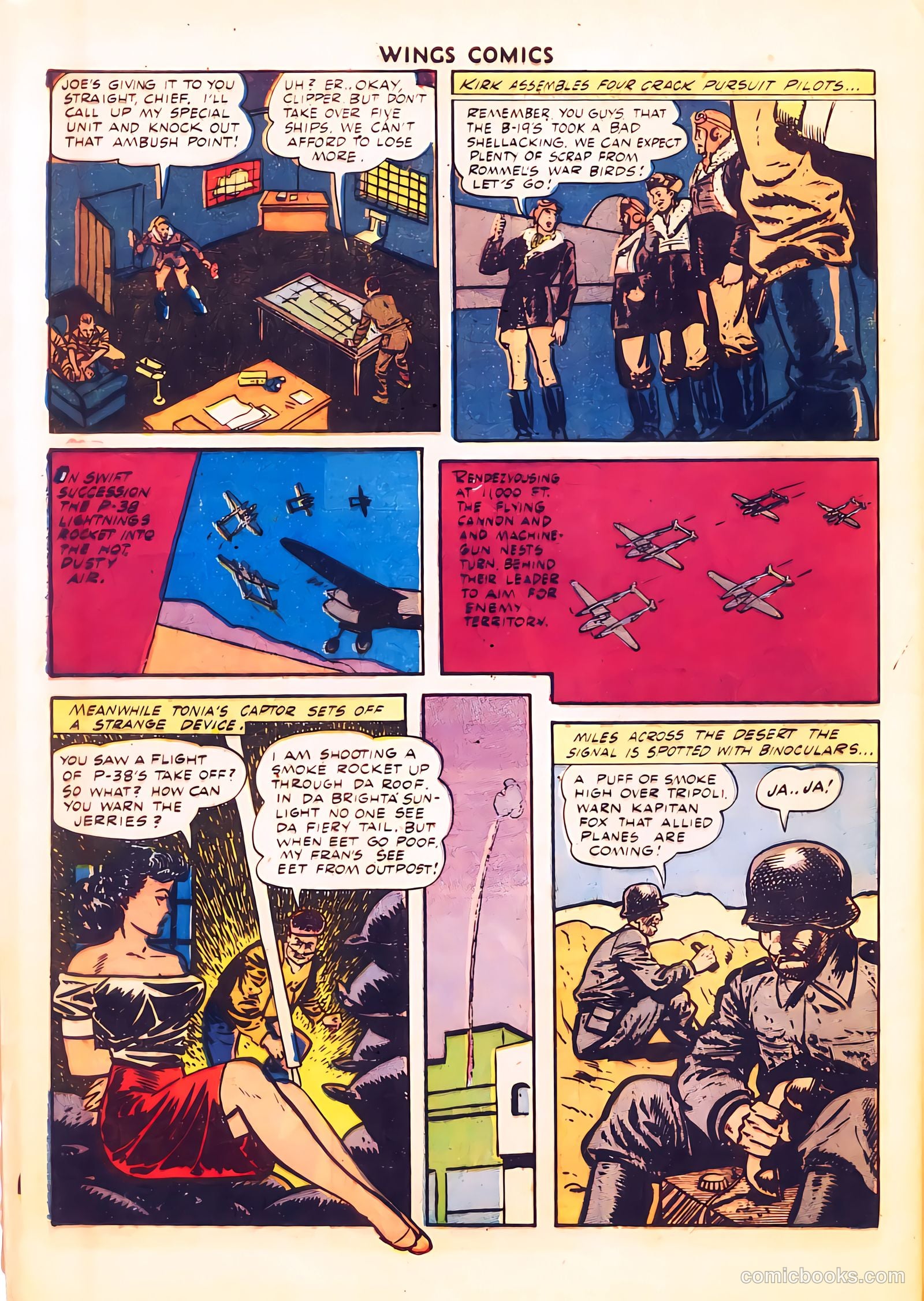 Wings Comics #34 (1943) — page 53 of 59