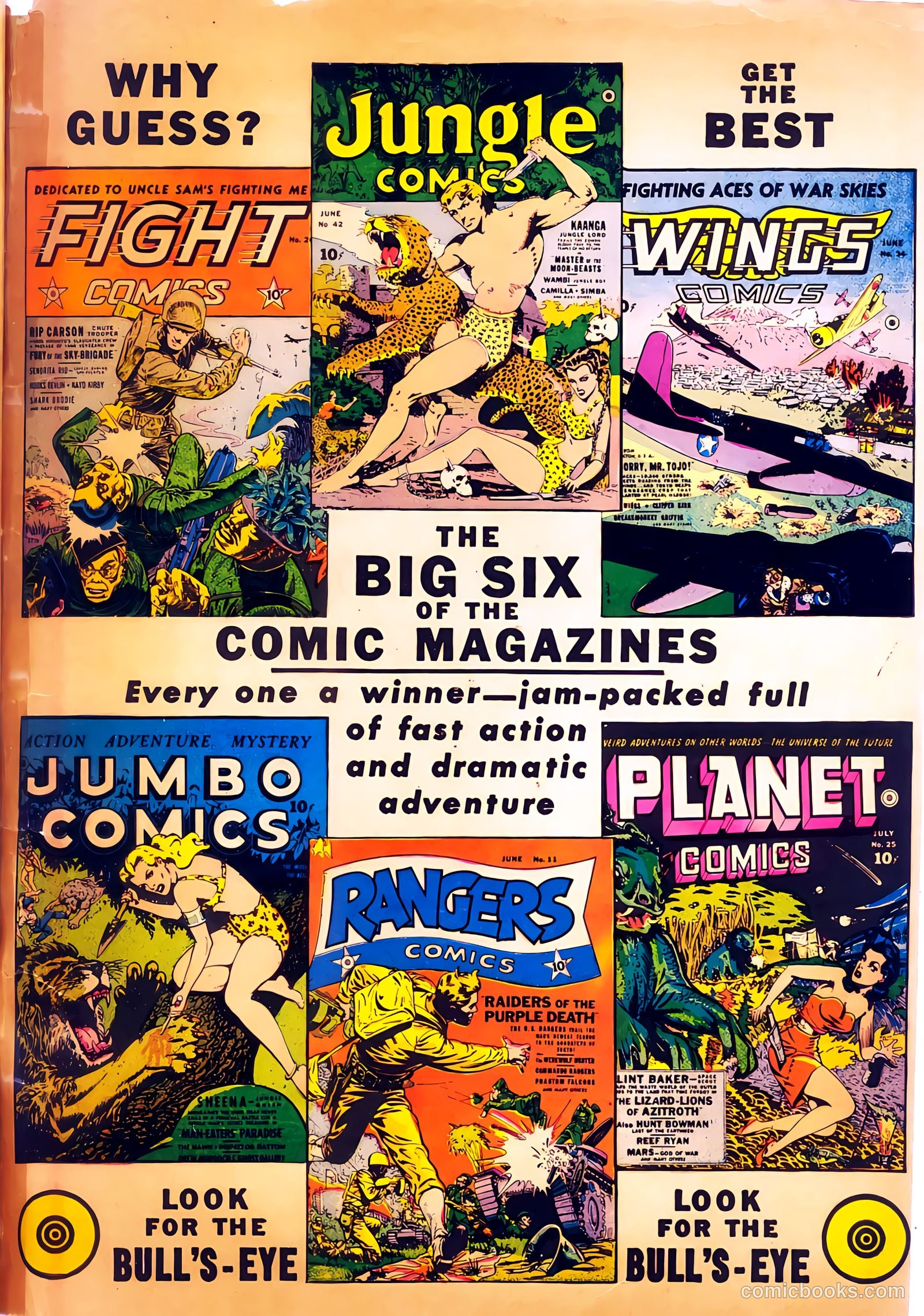 Wings Comics #34 (1943) — page 58 of 59