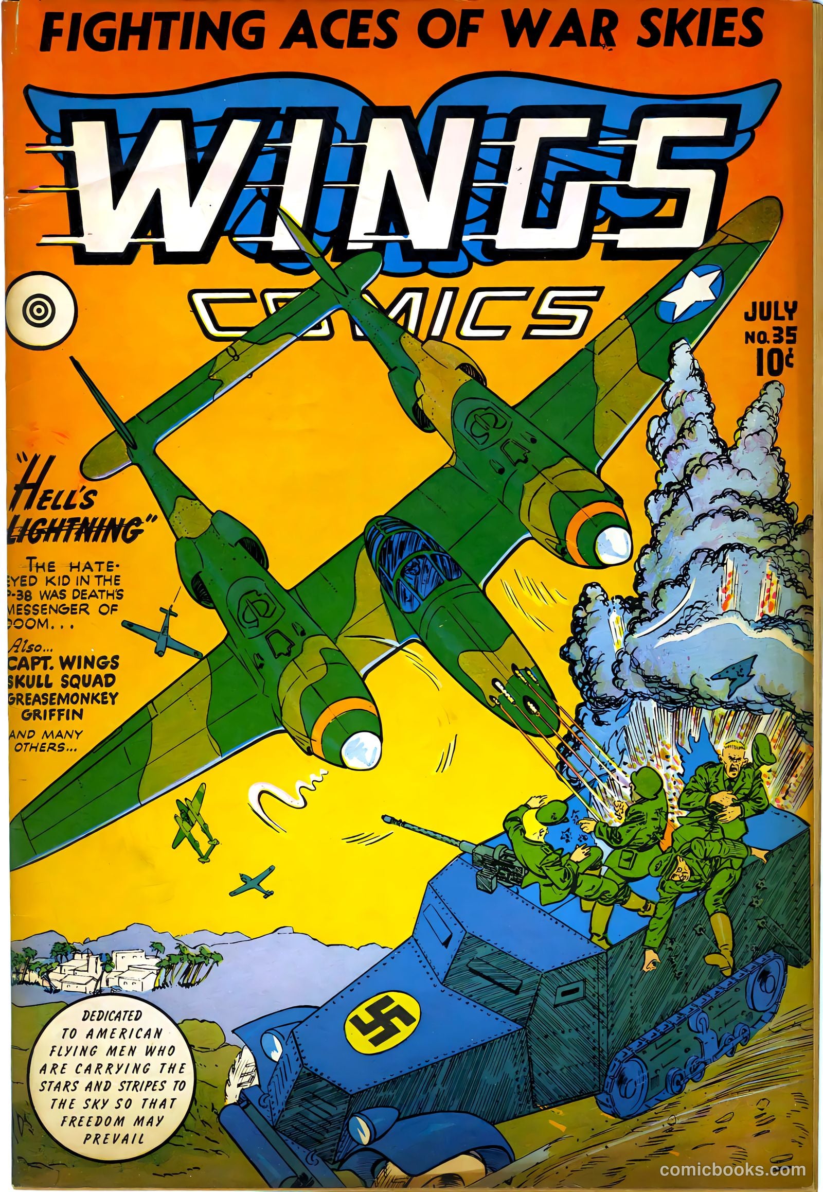 Wings Comics #35