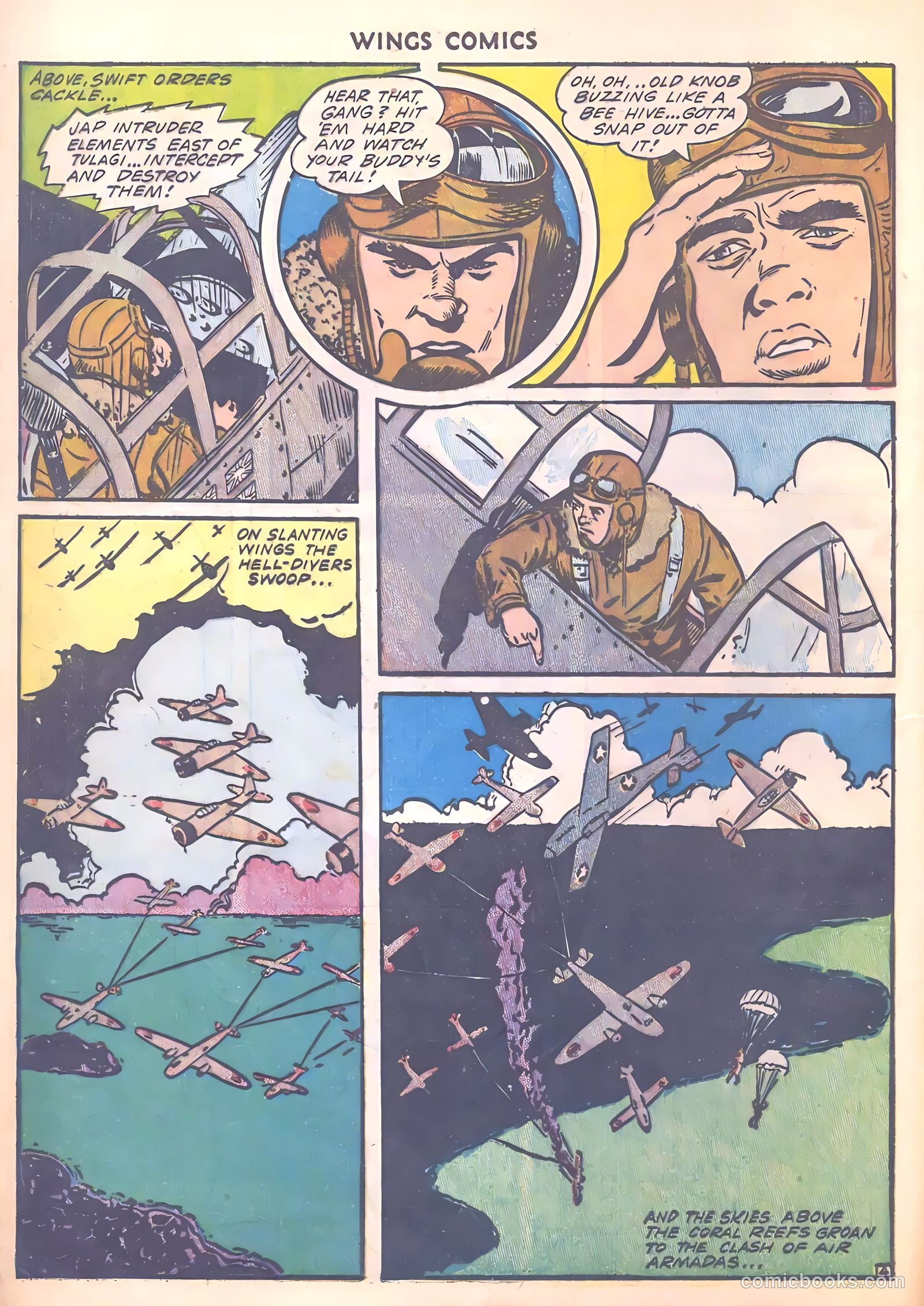 Wings Comics #35 (1943) — page 6 of 60