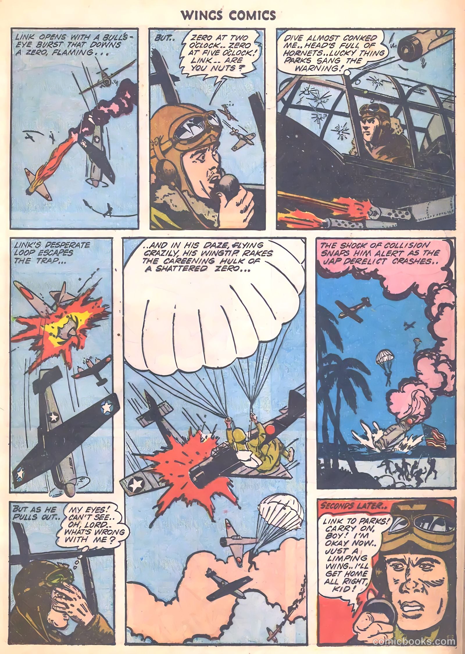 Wings Comics #35 (1943) — page 7 of 60