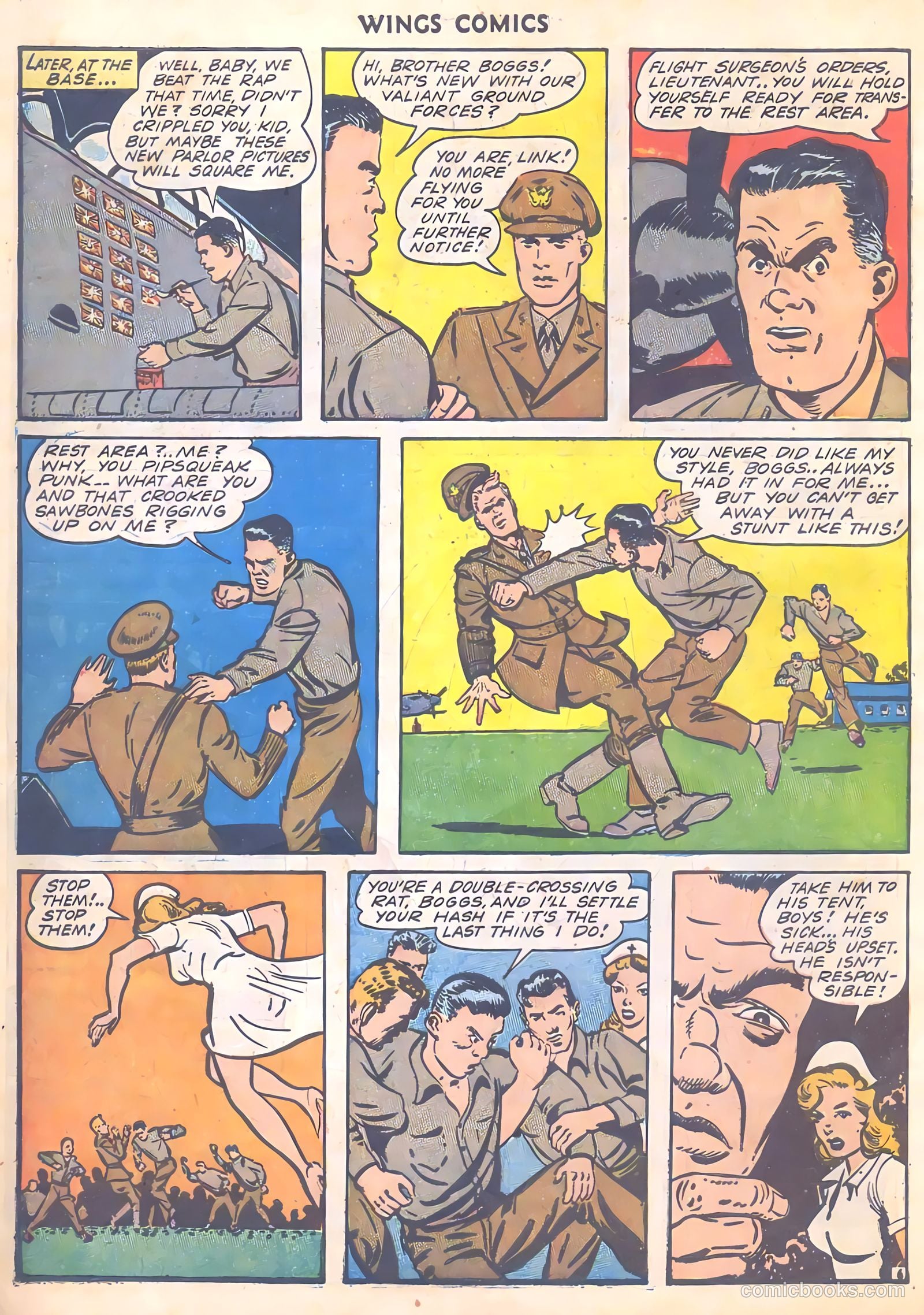 Wings Comics #35 (1943) — page 8 of 60