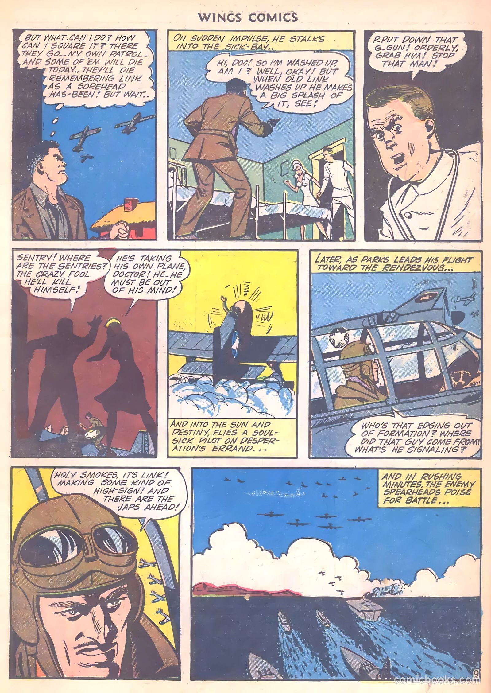 Wings Comics #35 (1943) — page 11 of 60