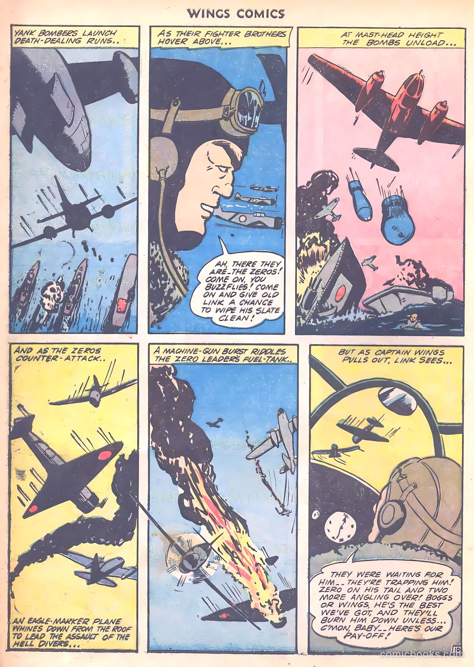 Wings Comics #35 (1943) — page 12 of 60