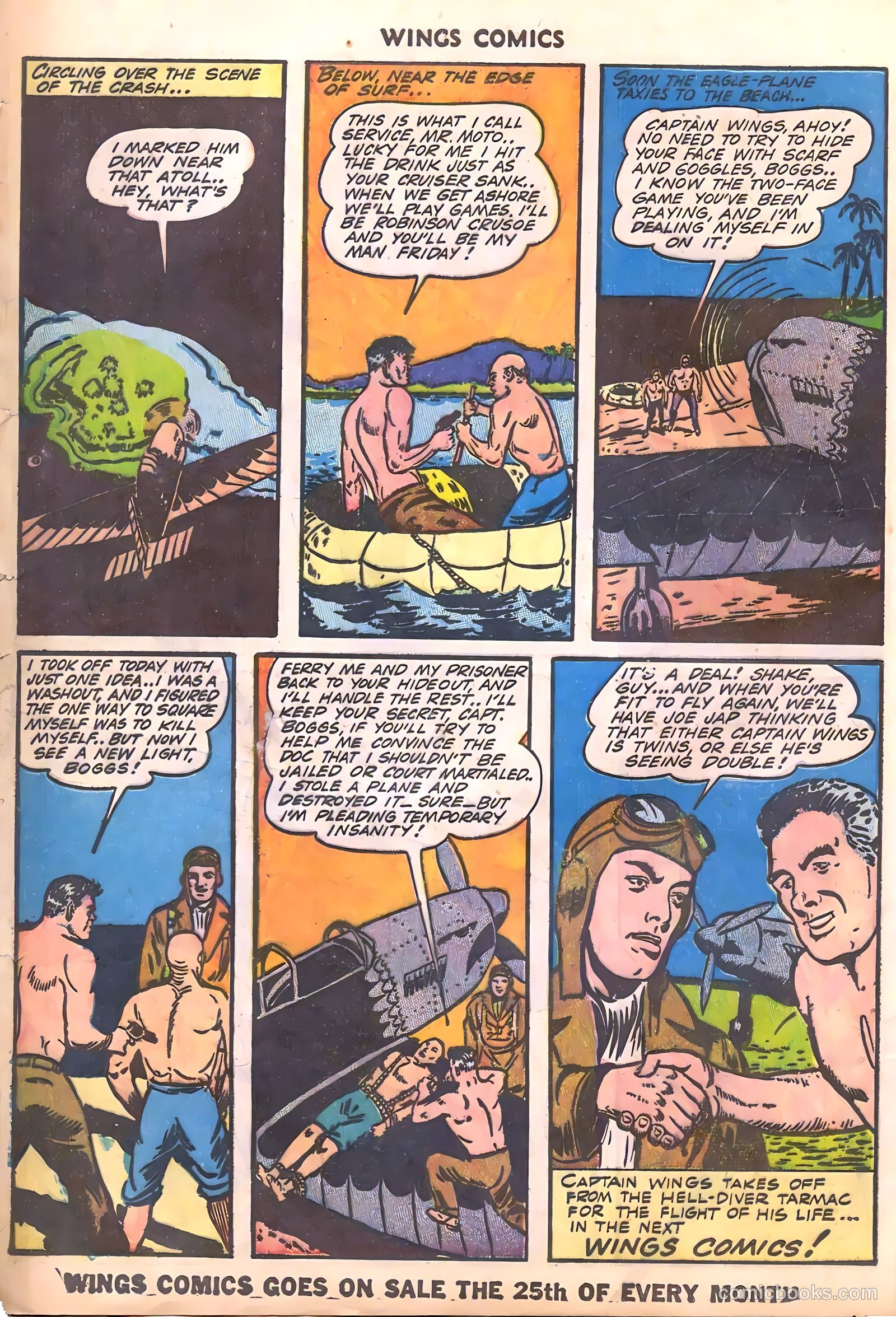 Wings Comics #35 (1943) — page 14 of 60
