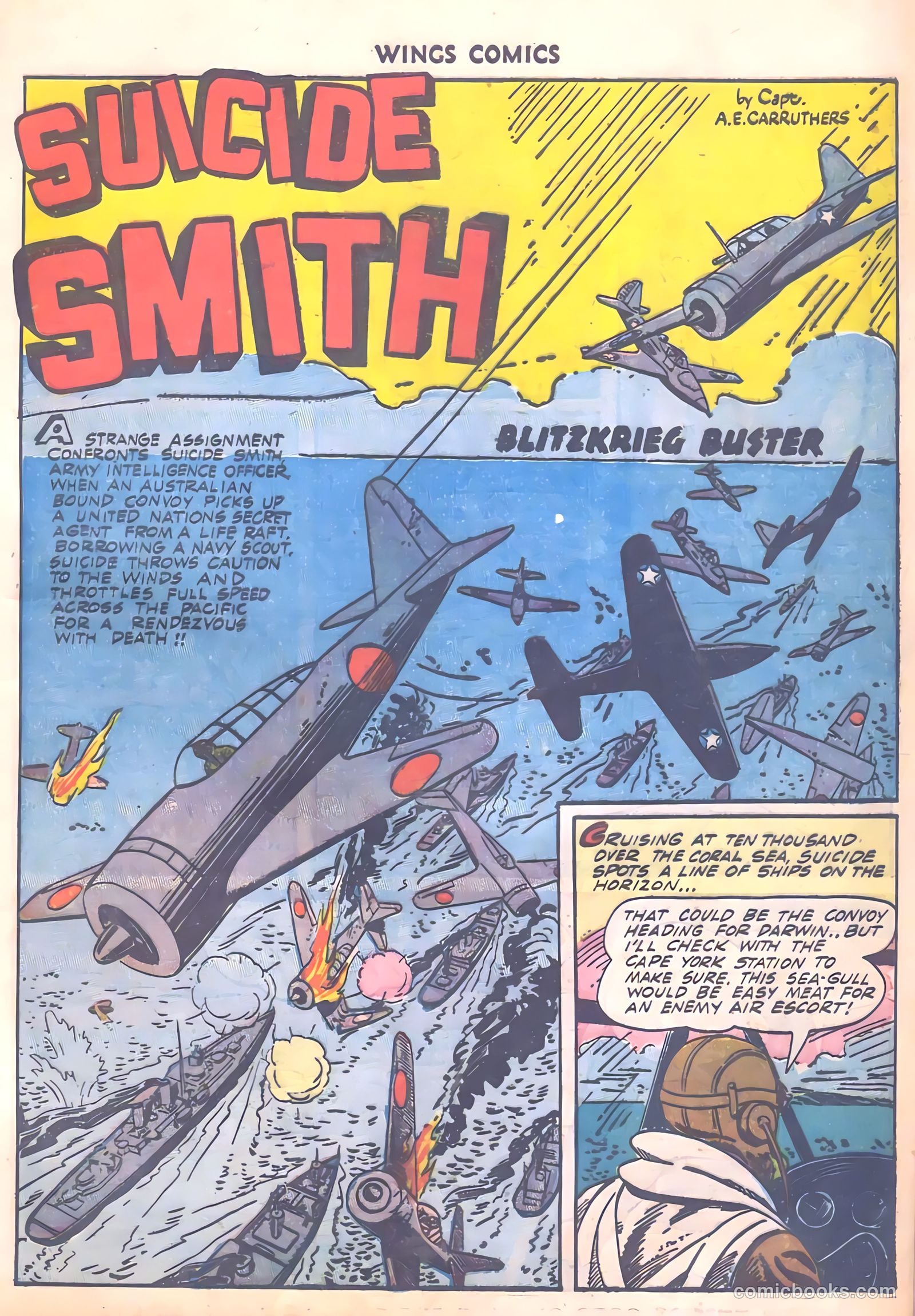 Wings Comics #35 (1943) — page 15 of 60