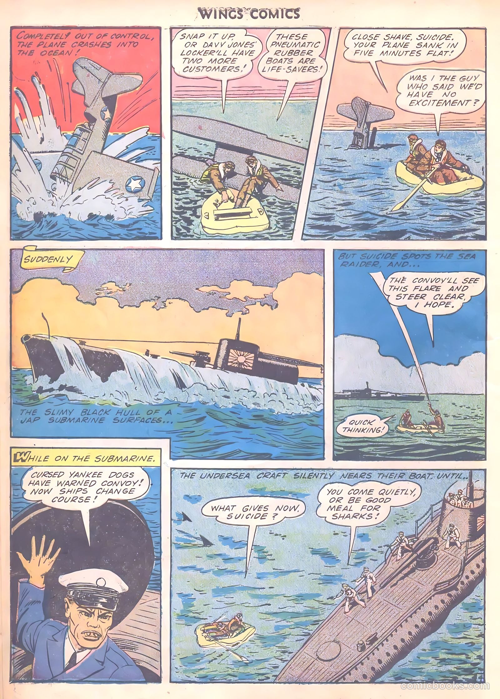 Wings Comics #35 (1943) — page 18 of 60