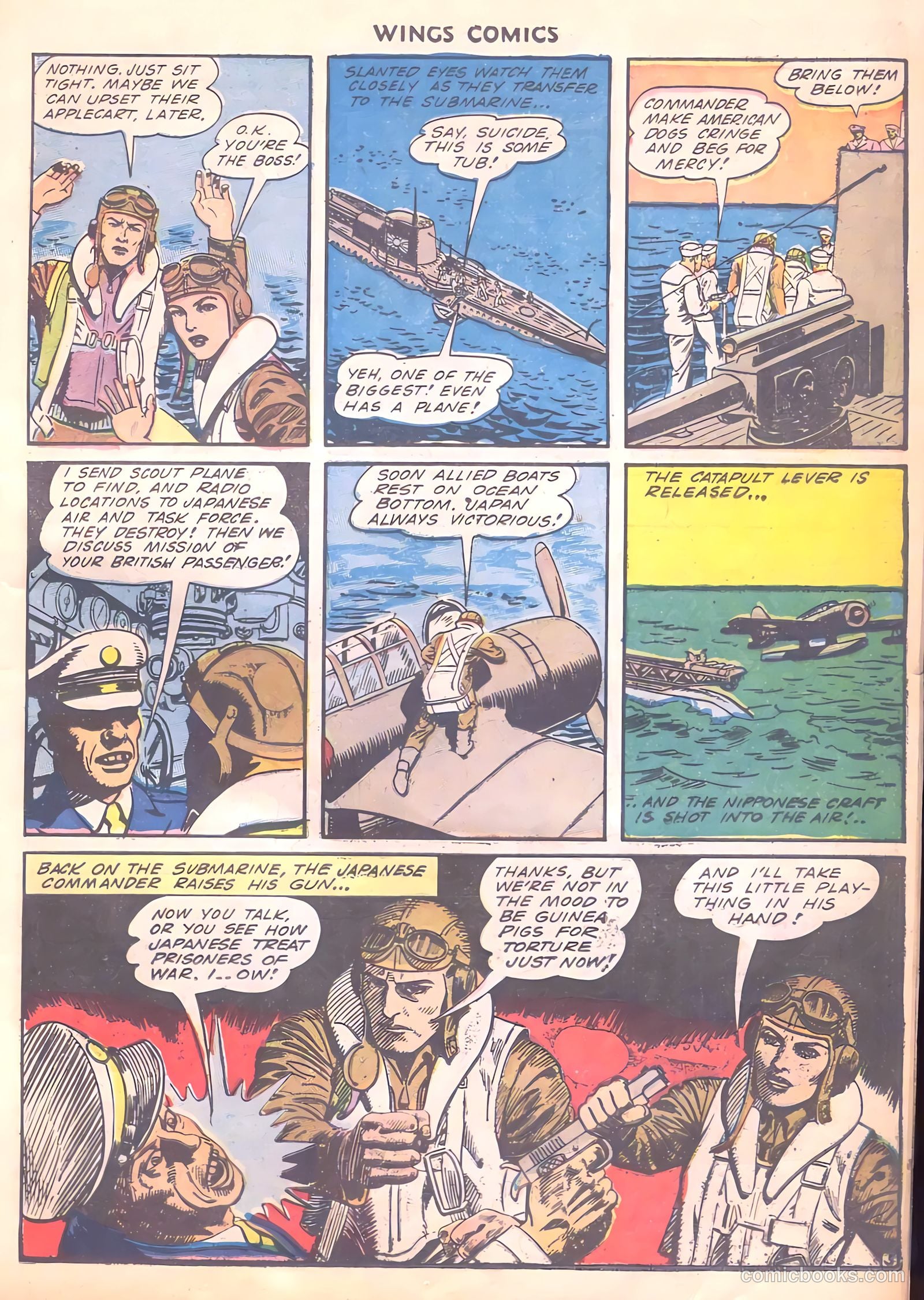 Wings Comics #35 (1943) — page 19 of 60