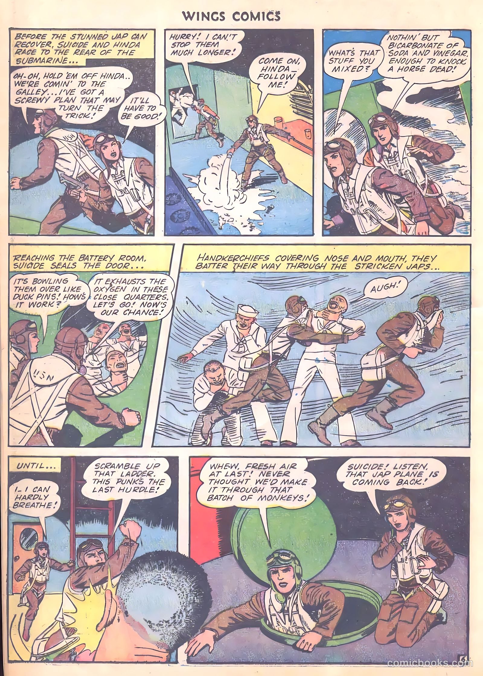 Wings Comics #35 (1943) — page 20 of 60