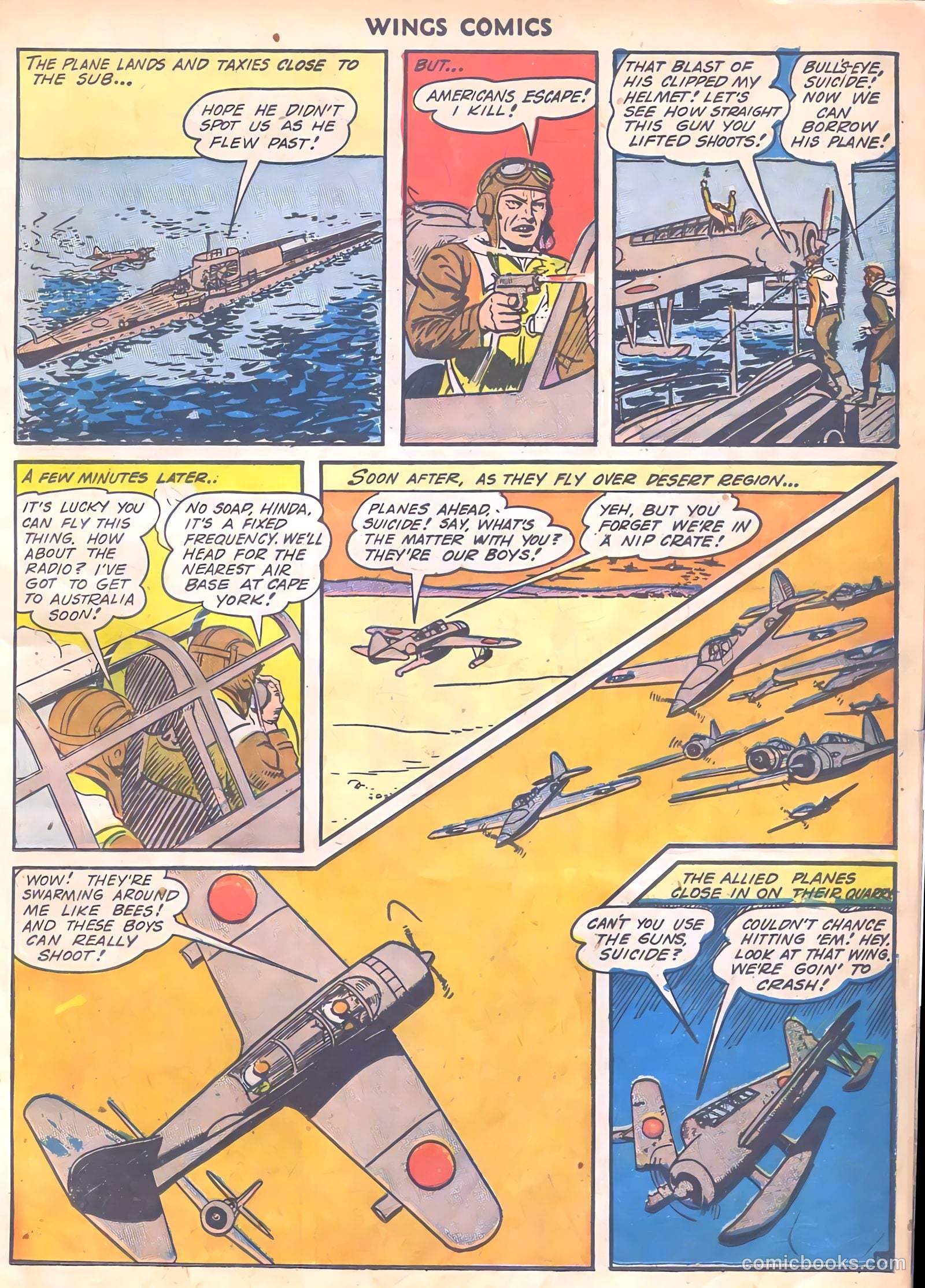 Wings Comics #35 (1943) — page 21 of 60