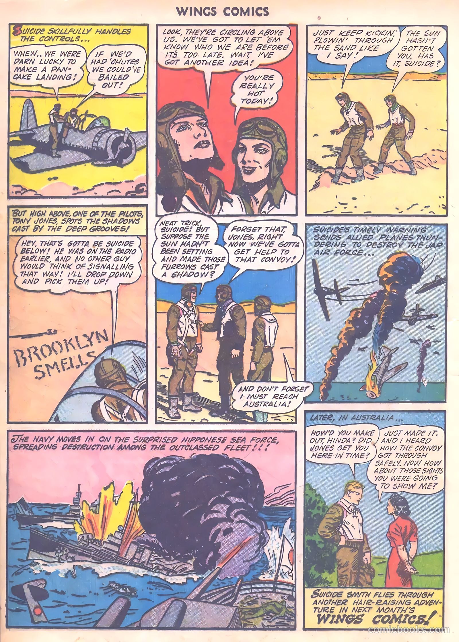 Wings Comics #35 (1943) — page 22 of 60