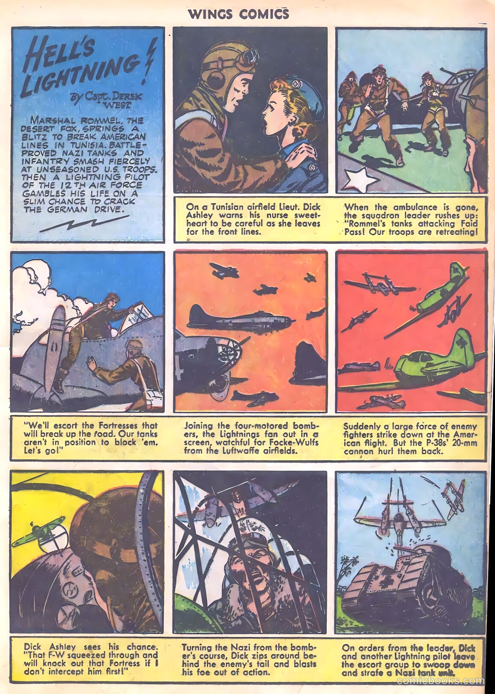 Wings Comics #35 (1943) — page 23 of 60