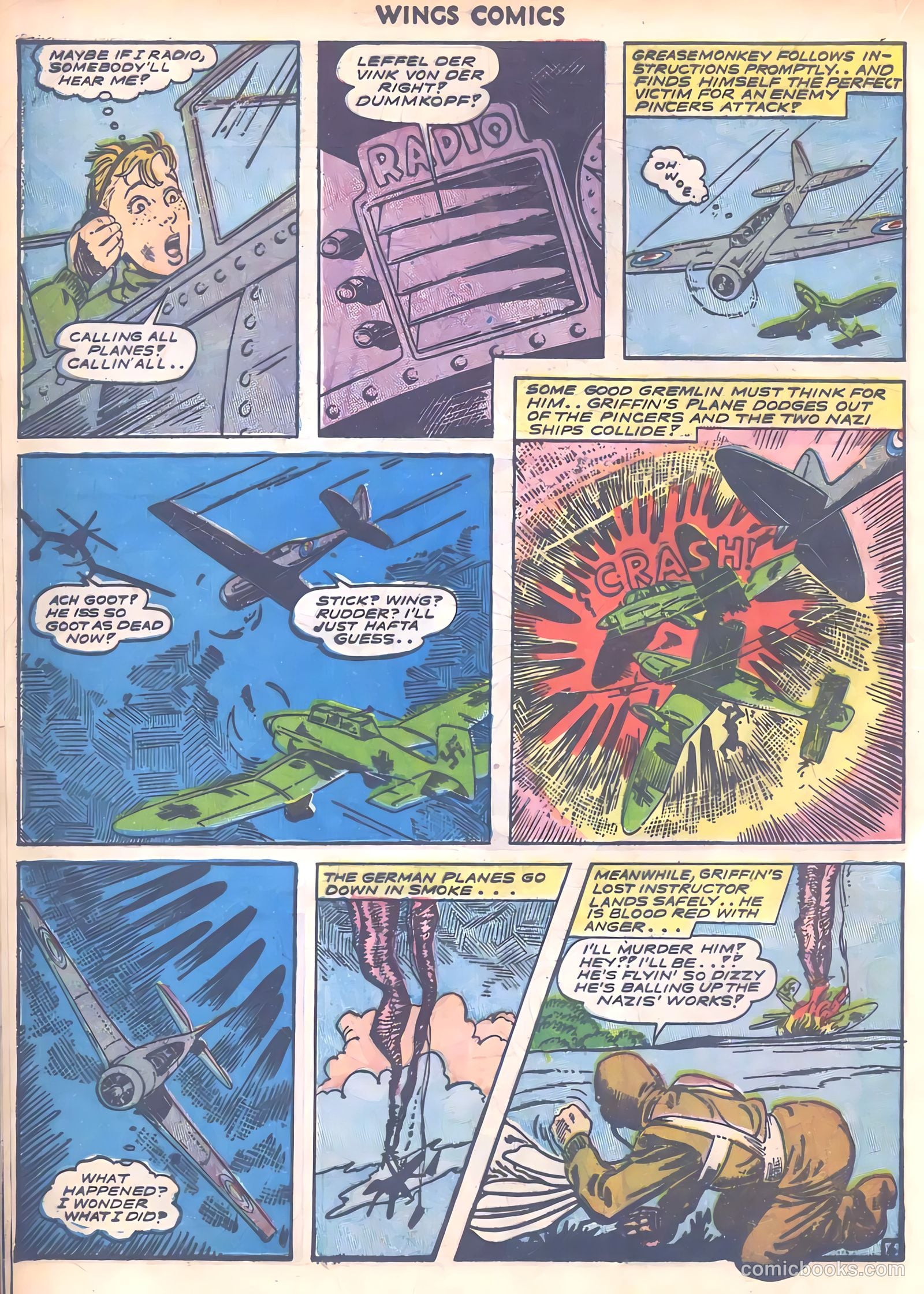 Wings Comics #35 (1943) — page 30 of 60