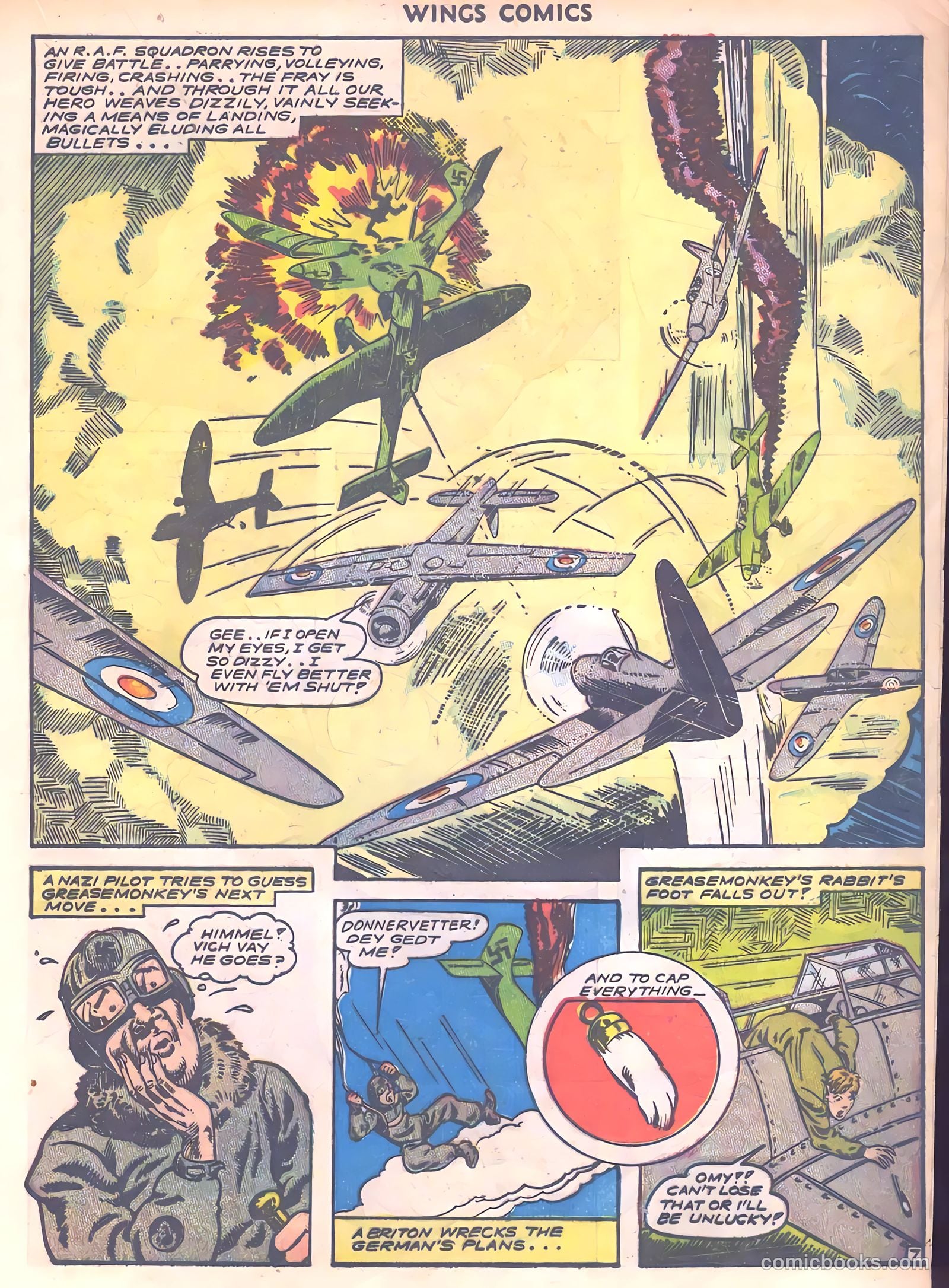 Wings Comics #35 (1943) — page 31 of 60