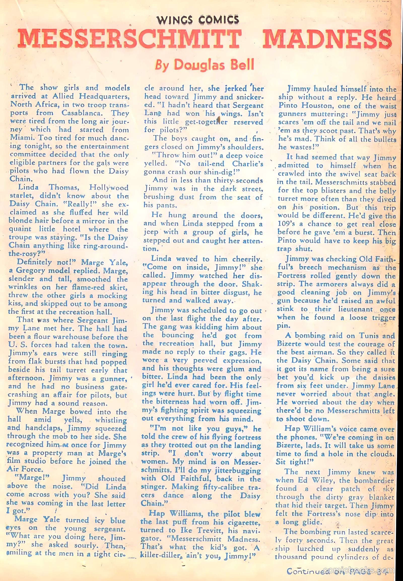 Wings Comics #35 (1943) — page 33 of 60
