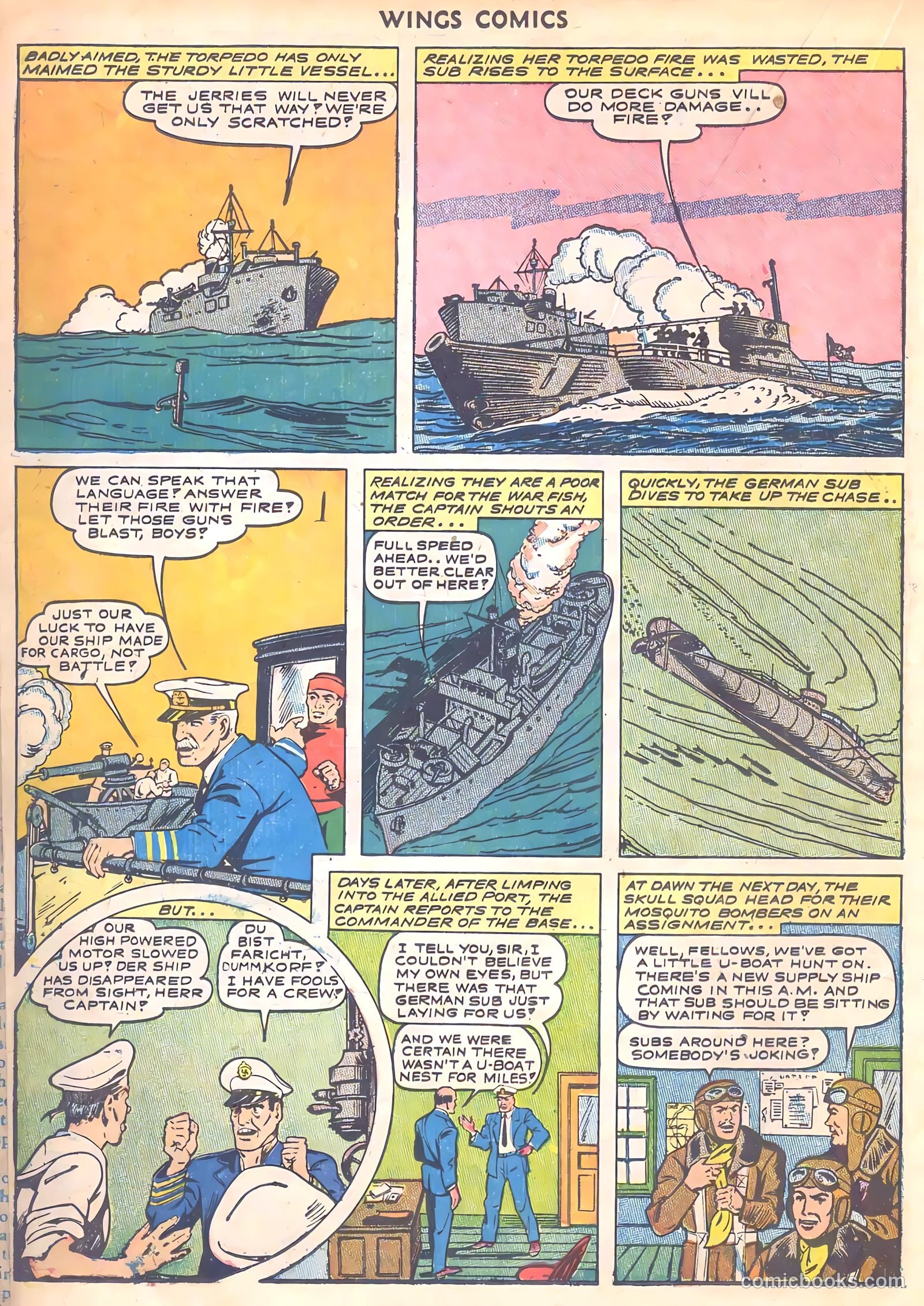 Wings Comics #35 (1943) — page 38 of 60