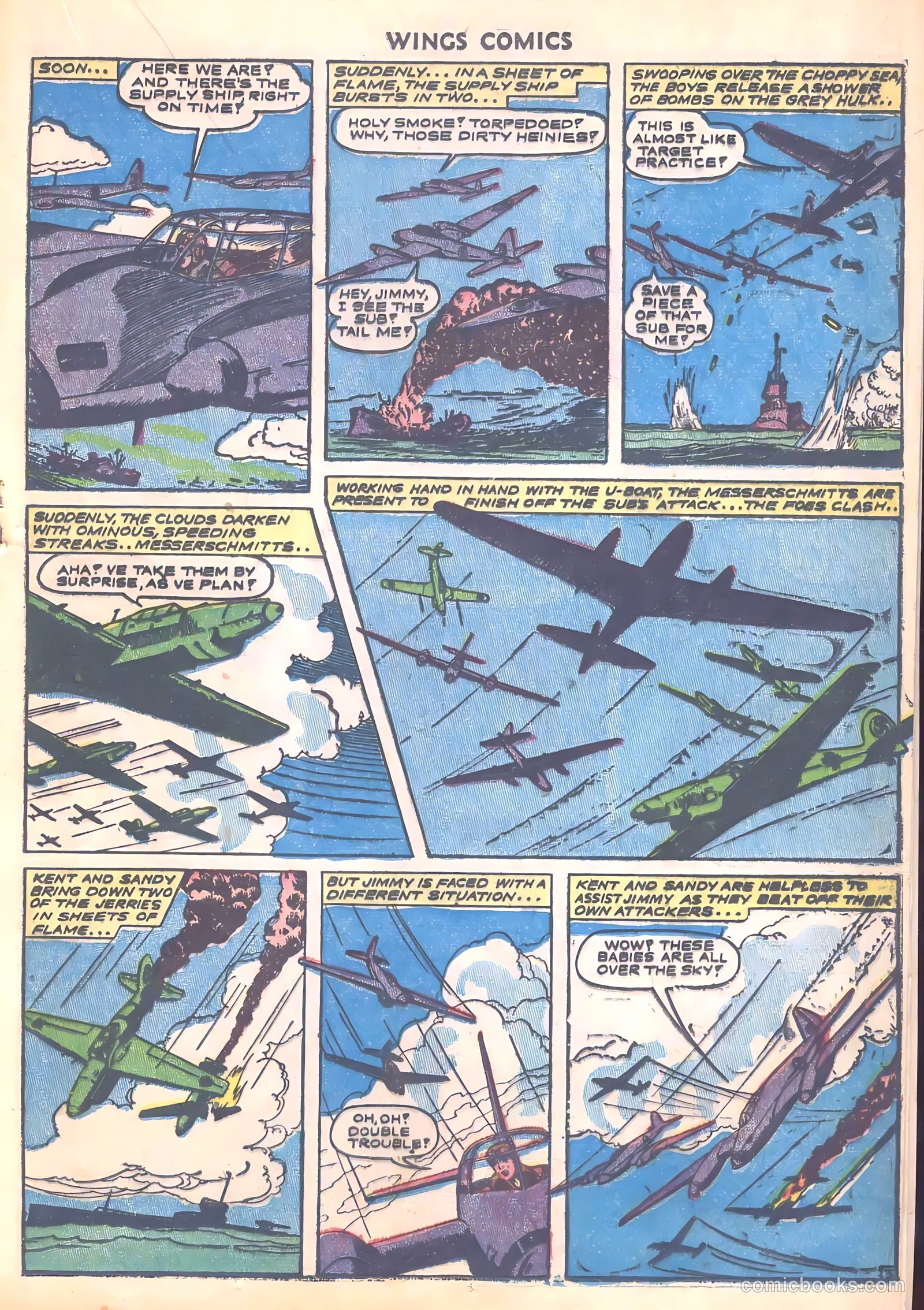 Wings Comics #35 (1943) — page 39 of 60