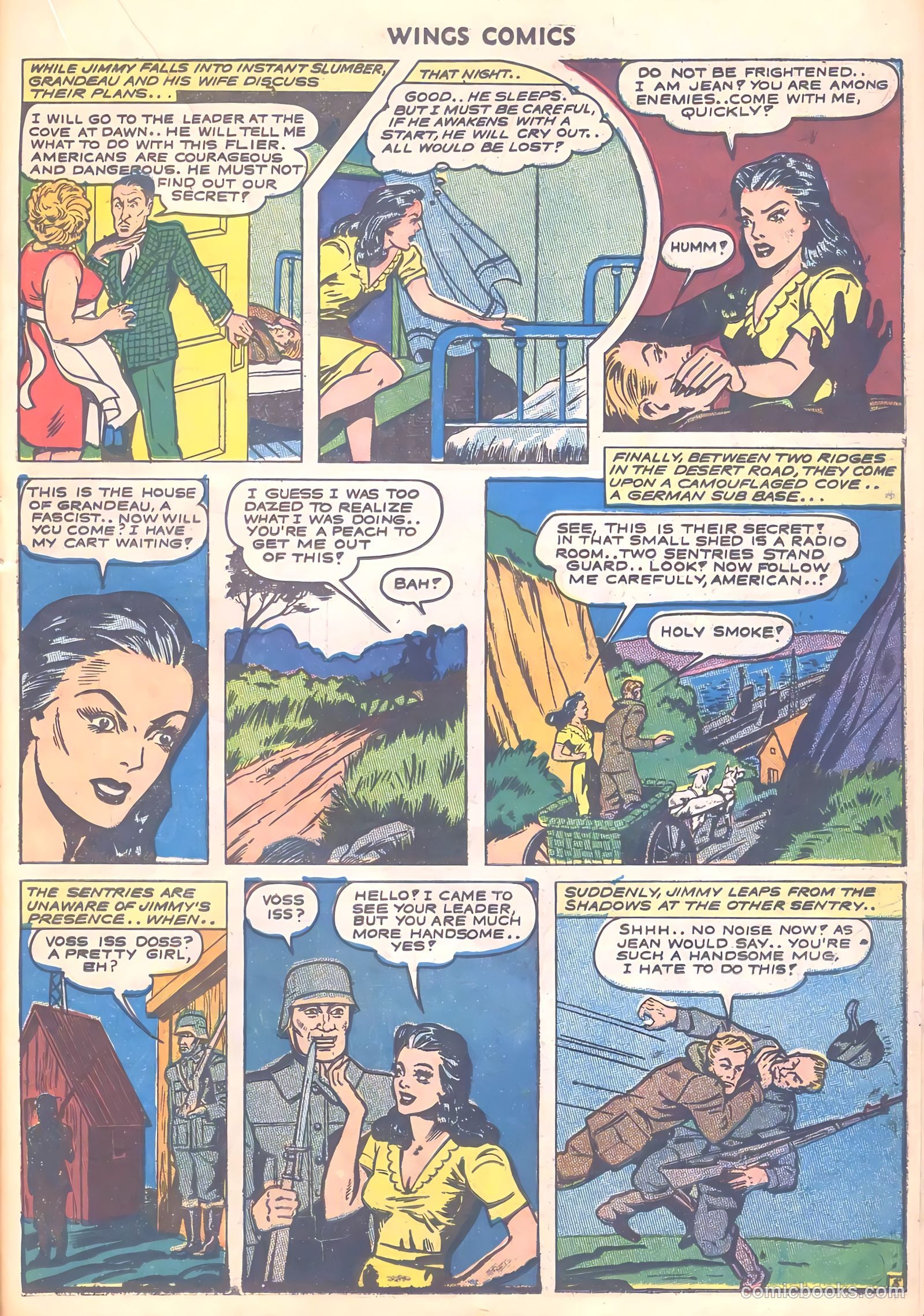 Wings Comics #35 (1943) — page 41 of 60
