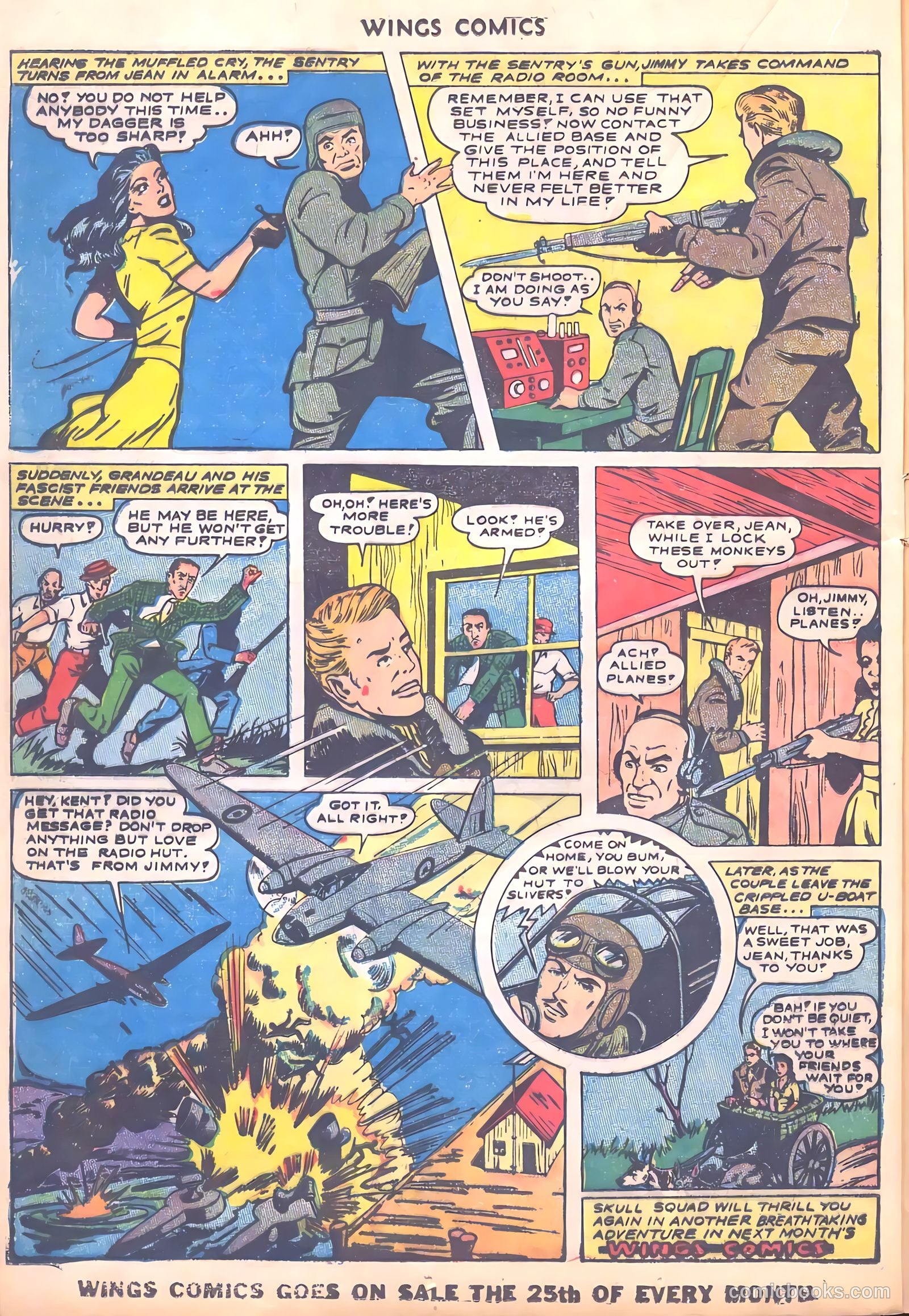 Wings Comics #35 (1943) — page 42 of 60