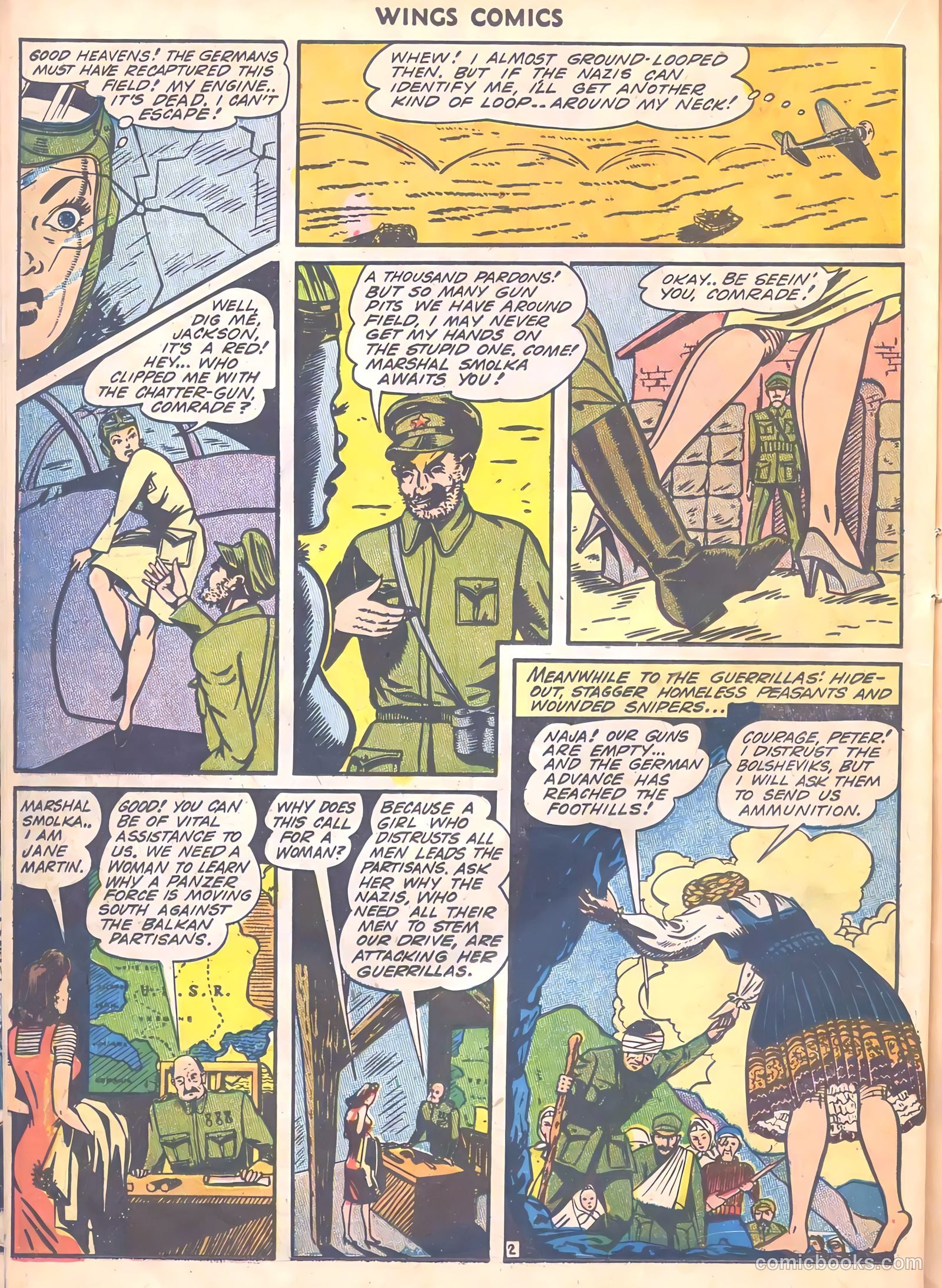 Wings Comics #35 (1943) — page 44 of 60