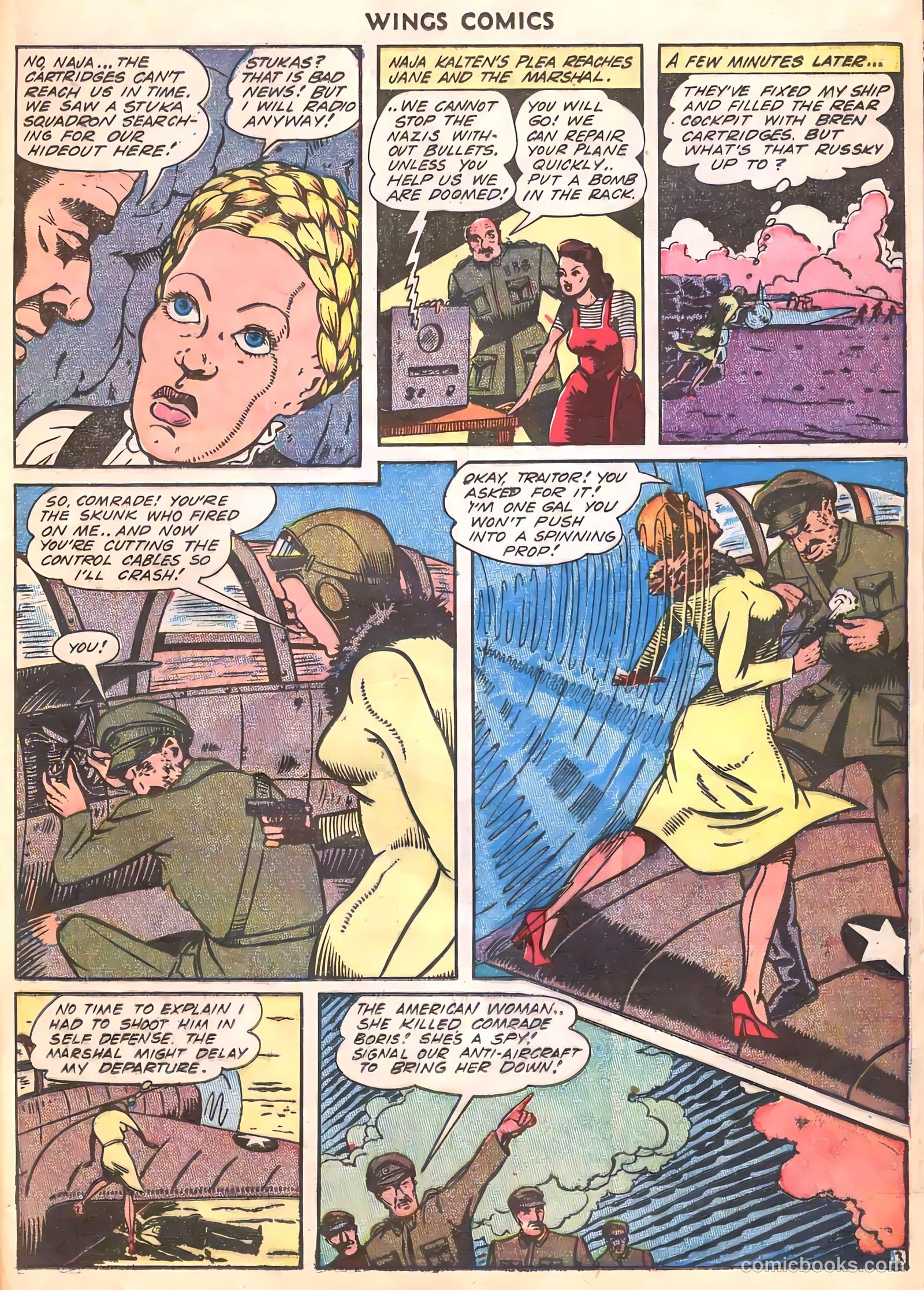 Wings Comics #35 (1943) — page 45 of 60