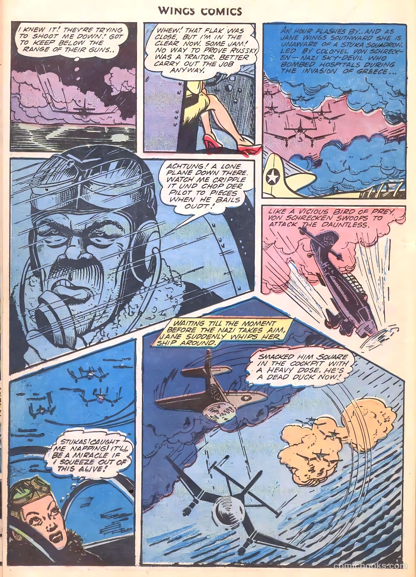 Wings Comics #35 (1943) — page 46 of 60