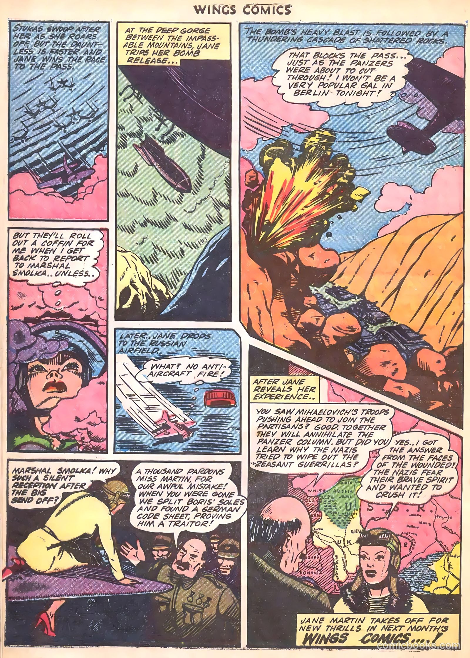 Wings Comics #35 (1943) — page 48 of 60